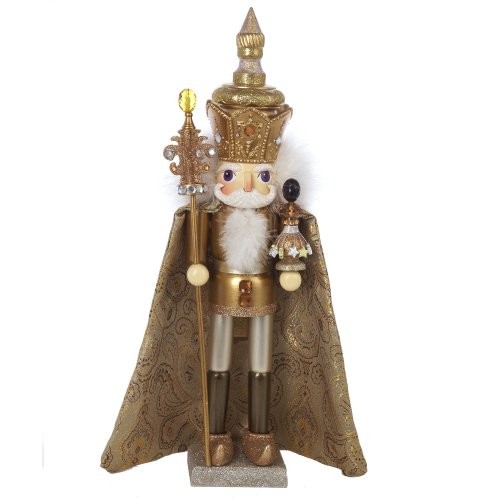 Hollywood Nutcrackers Kurt Adler Hollywood King Nutcracker, 18-Inch, Gold Hollywood Nutcrackers Kurt Adler Hollywood King Nutcracker, 18-Inch, Gold