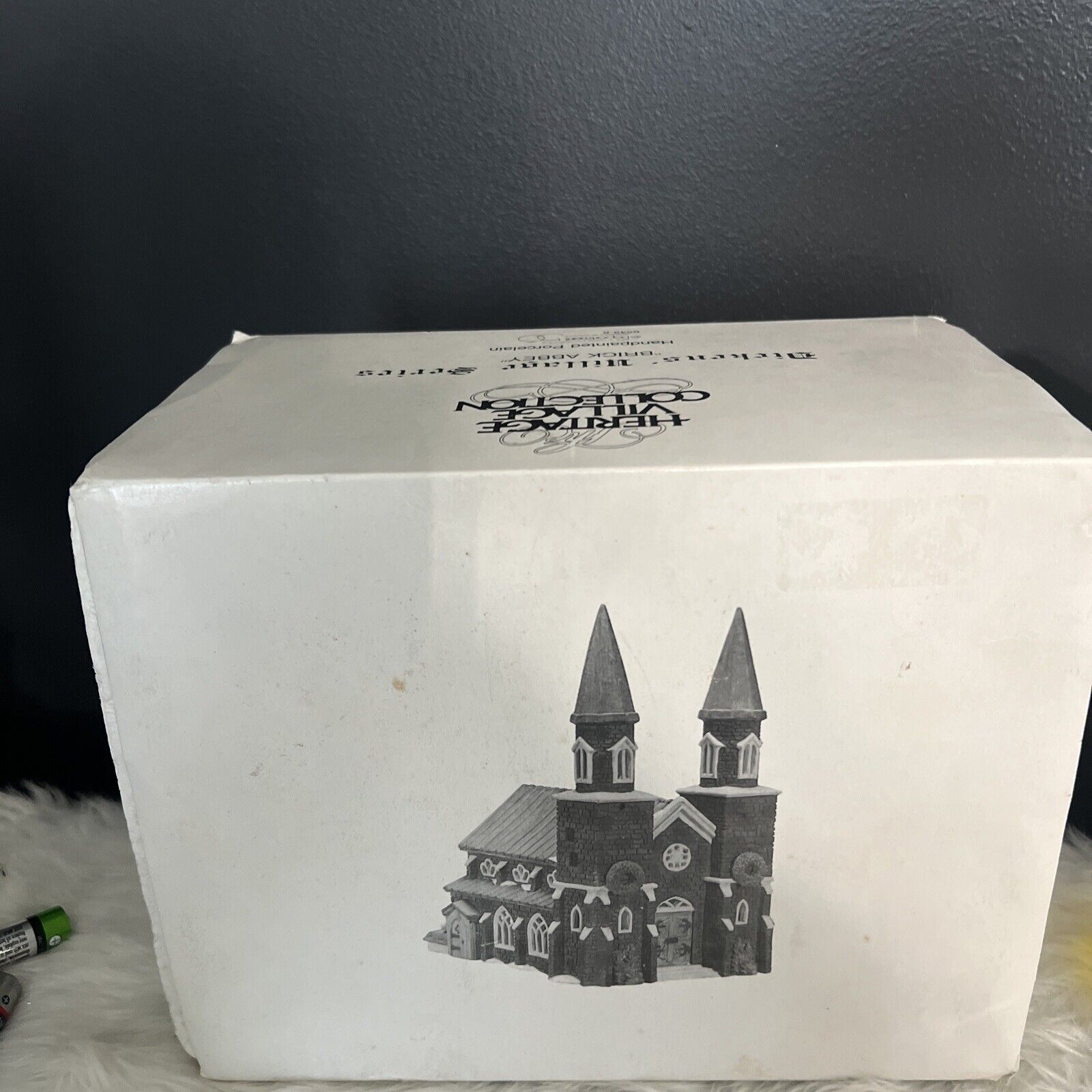 VTG Dept 56 Heritage Dickens Village Brick Abbey #6549-8 1987 RETIRED With Box