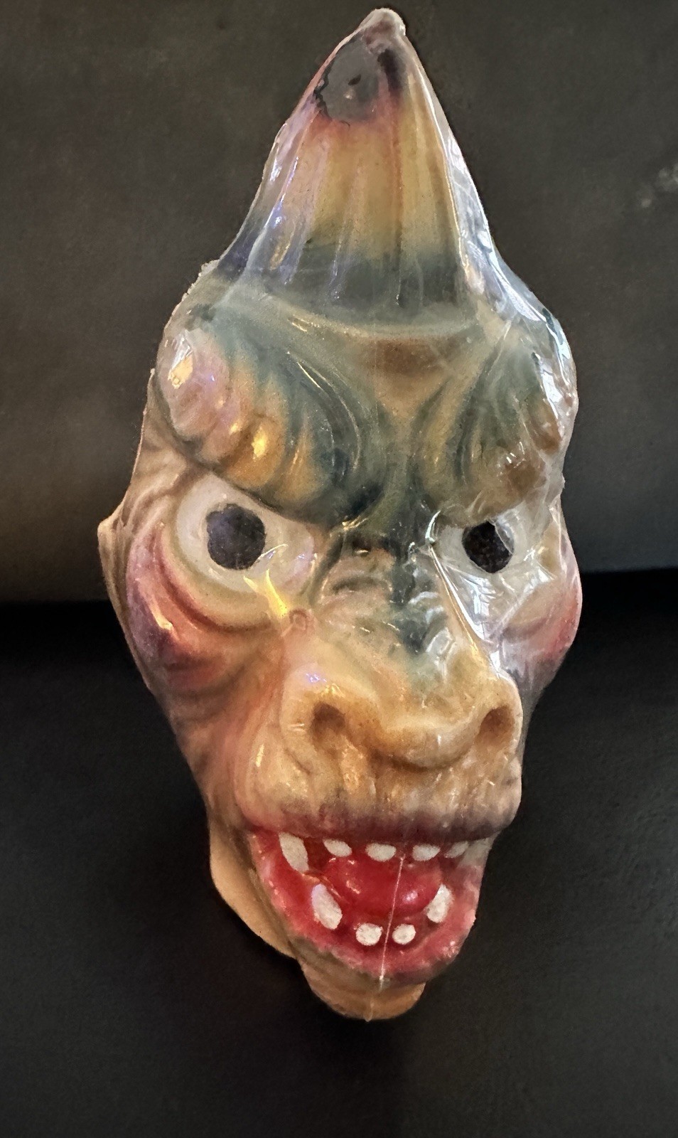 Rare Halloween Topstone Monster Head Wax Candle Creepy Scary Decor Vintage NEW
