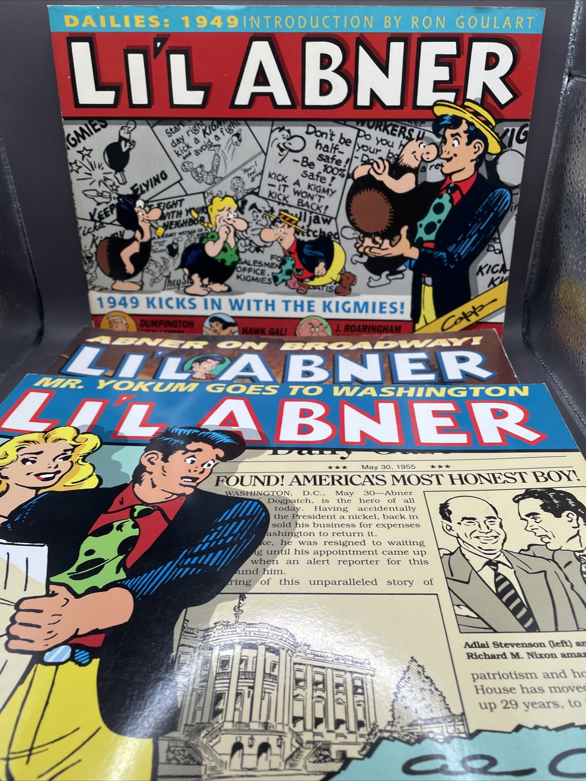 Li\'l Abner Vol 15 21 22 Dailies 1949 55 & 56 Al Capp Strip Frank Frazetta 3 LOT