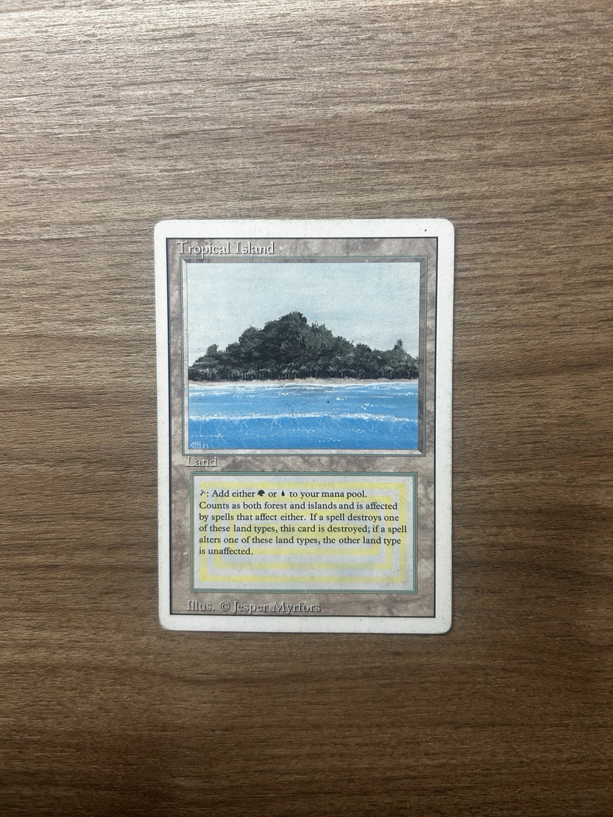 TROPICAL ISLAND REVISED DUAL LAND MTG magic The Gathering