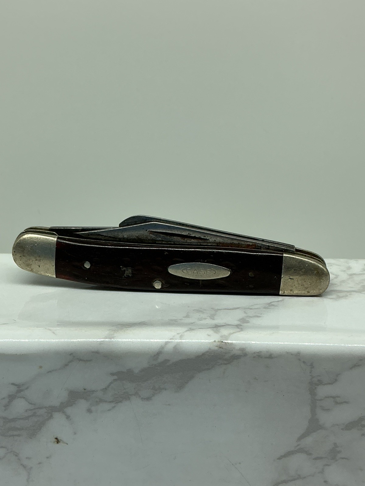 Case 6347 HP Stockman Dark Bone 1970’s era Vintage 