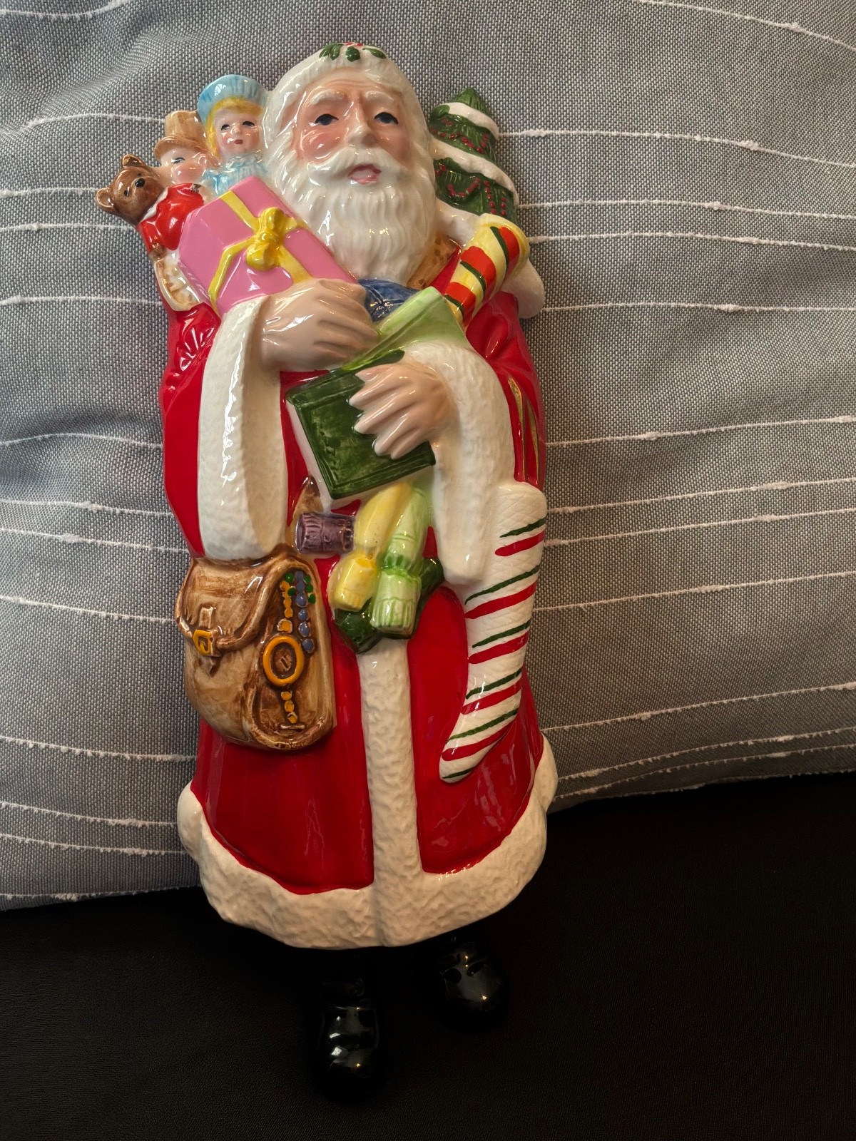 VIntage 1979 MCM Japan Santa Claus Hanging Placque Exc. Cond.