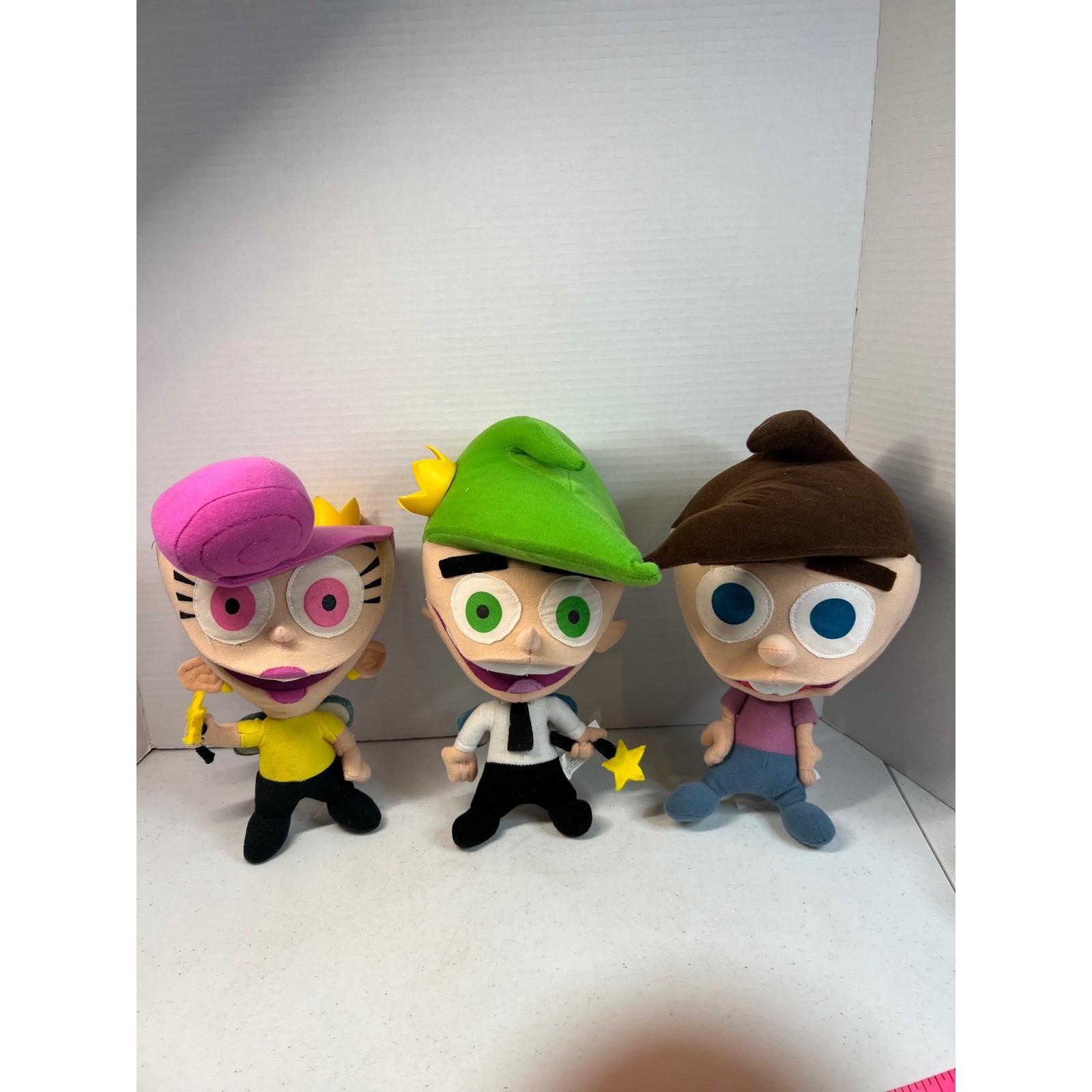 Vintage 2004 Nanco Fairly OddParents Plush Set Timmy Cosmo Wanda Nickelodeon Vintage 2004 Nanco Fairly OddParents Plush Set Timmy Cosmo Wanda Nickelodeon