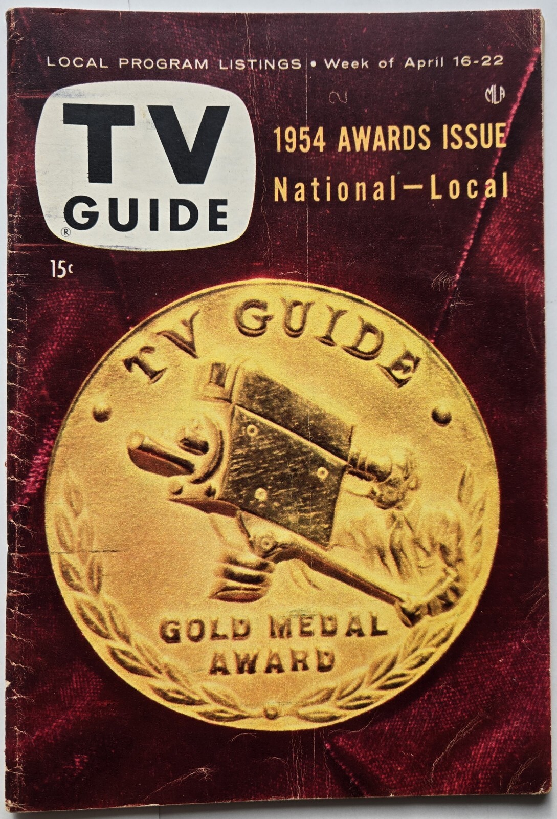 April 1954 TV Guide Gold Metal Awards April 1954 TV Guide Gold Metal Awards