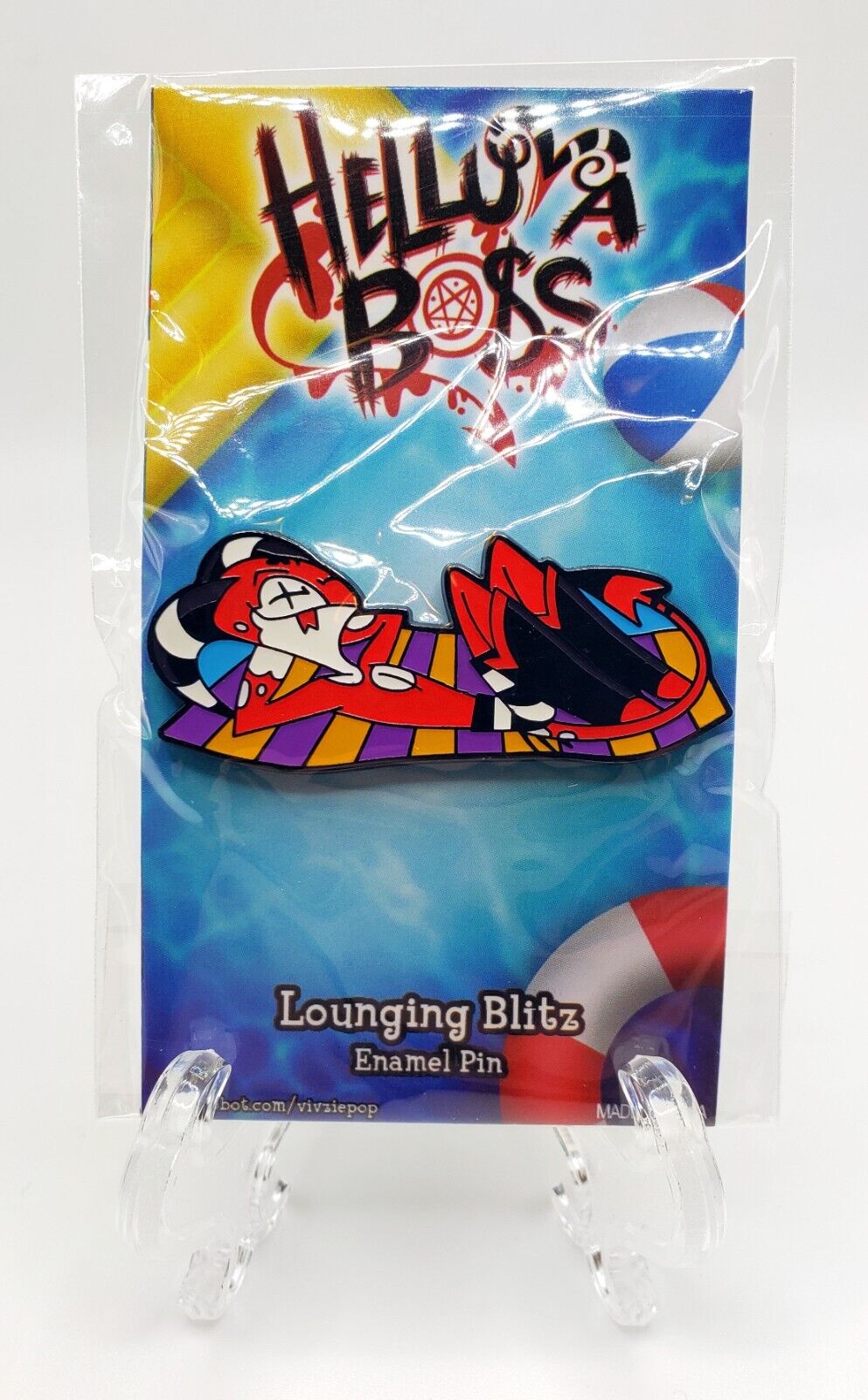 Helluva Boss Lounging Blitz Enamel Pin - LIMITED EDITION - SOLD OUT