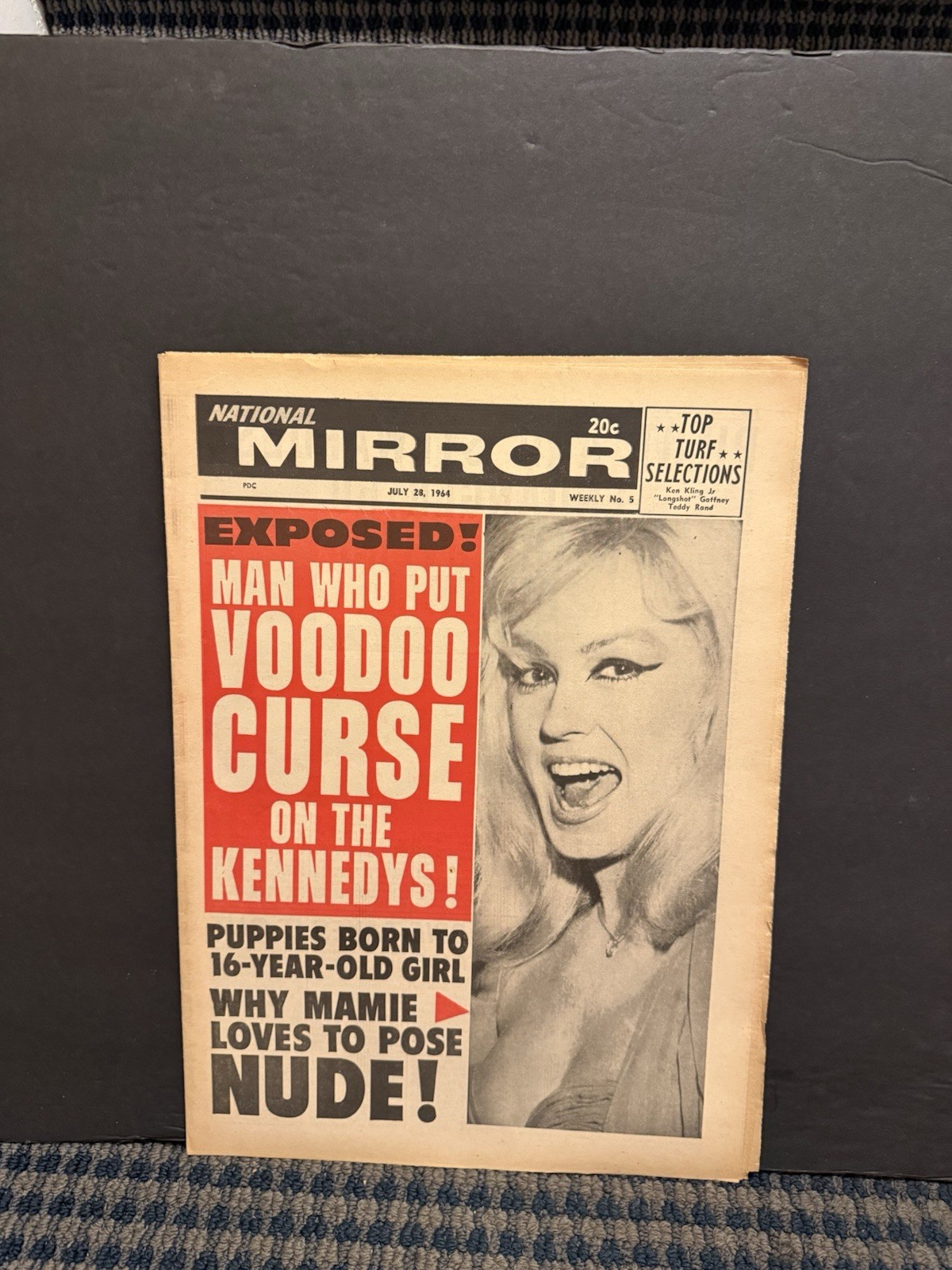 1964 National Mirror Newspaper, Maime Van Doren (10W)