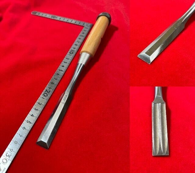 Japanese chisel Timber chisel tataki nomi Yoshio Usui 18mm All  HSS Blade 碓氷淑夫