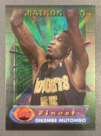 DIKEMBE MUTOMBO 1994-95 TOPPS FINEST MARATHON MEN