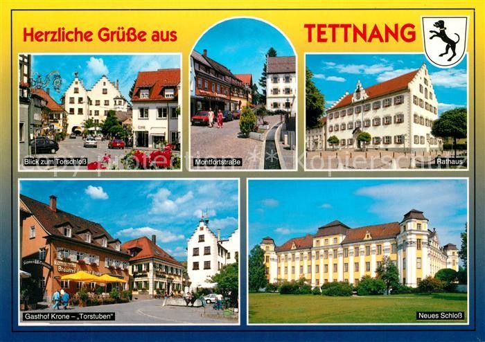 Tettnang Gate Castle Montfortstrasse City Hall Castle Inn Krone Torstuben