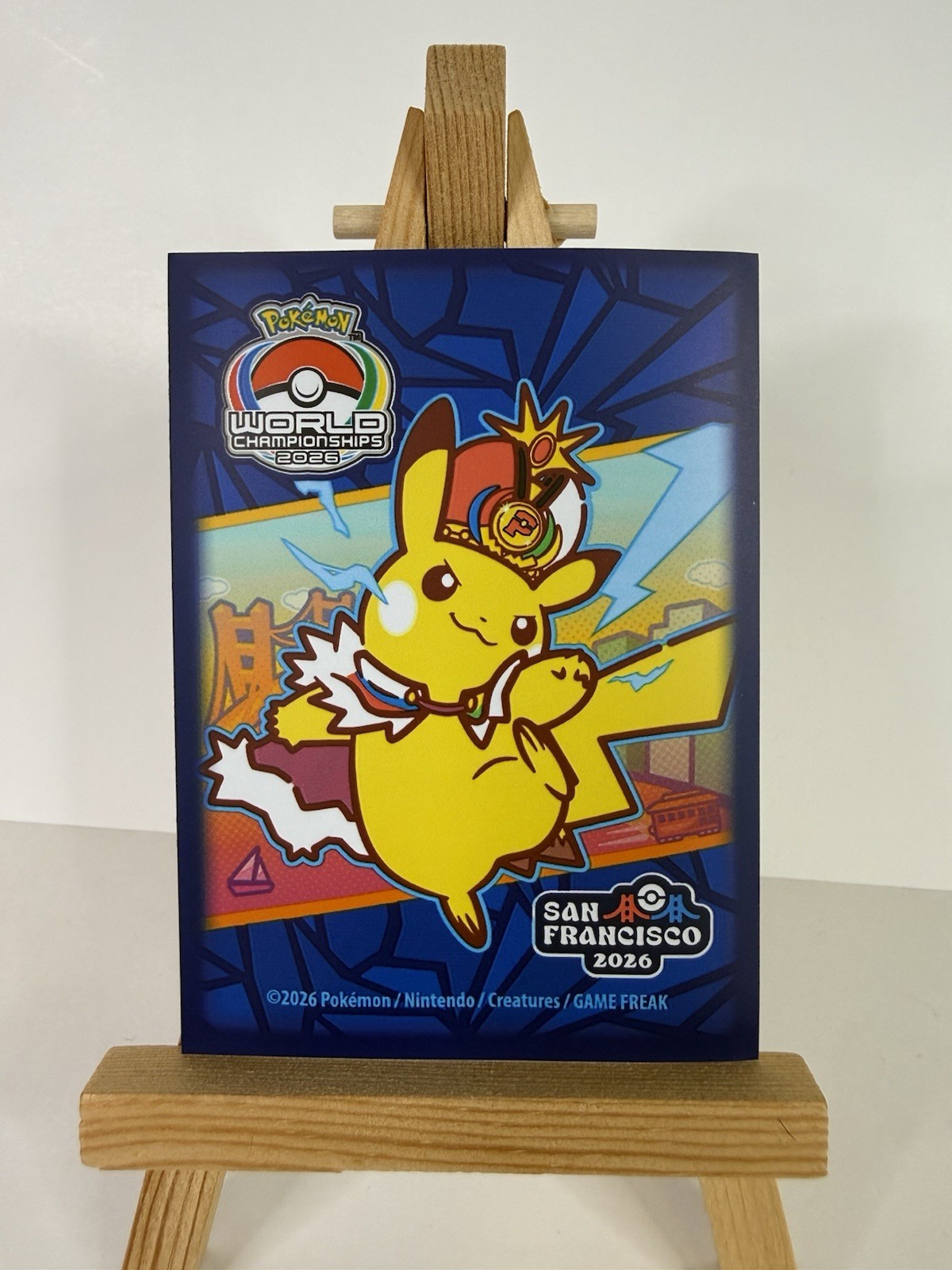 1X Pokemon World Championships 2026 San Francisco Competitor Pikachu Sleeve 1X Pokemon World Championships 2026 San Francisco Competitor Pikachu Sleeve