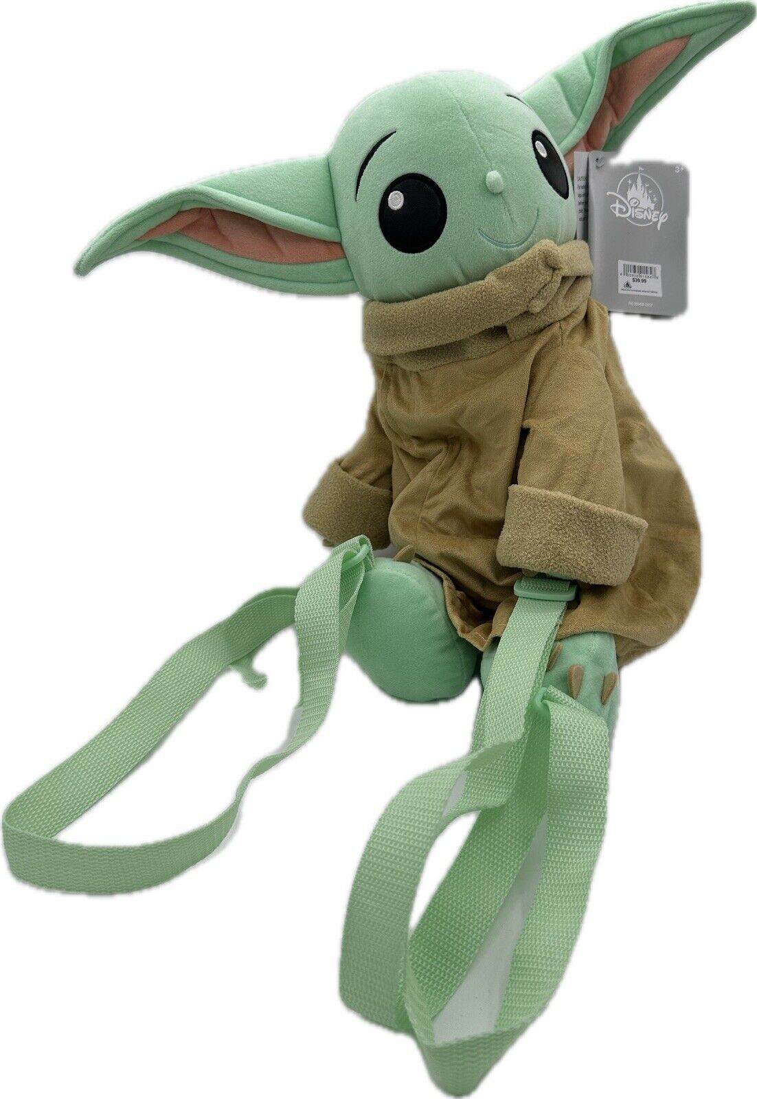Disney Parks Star Wars Mandalorian The Child Adult Yoda Backpack Plush New NWT