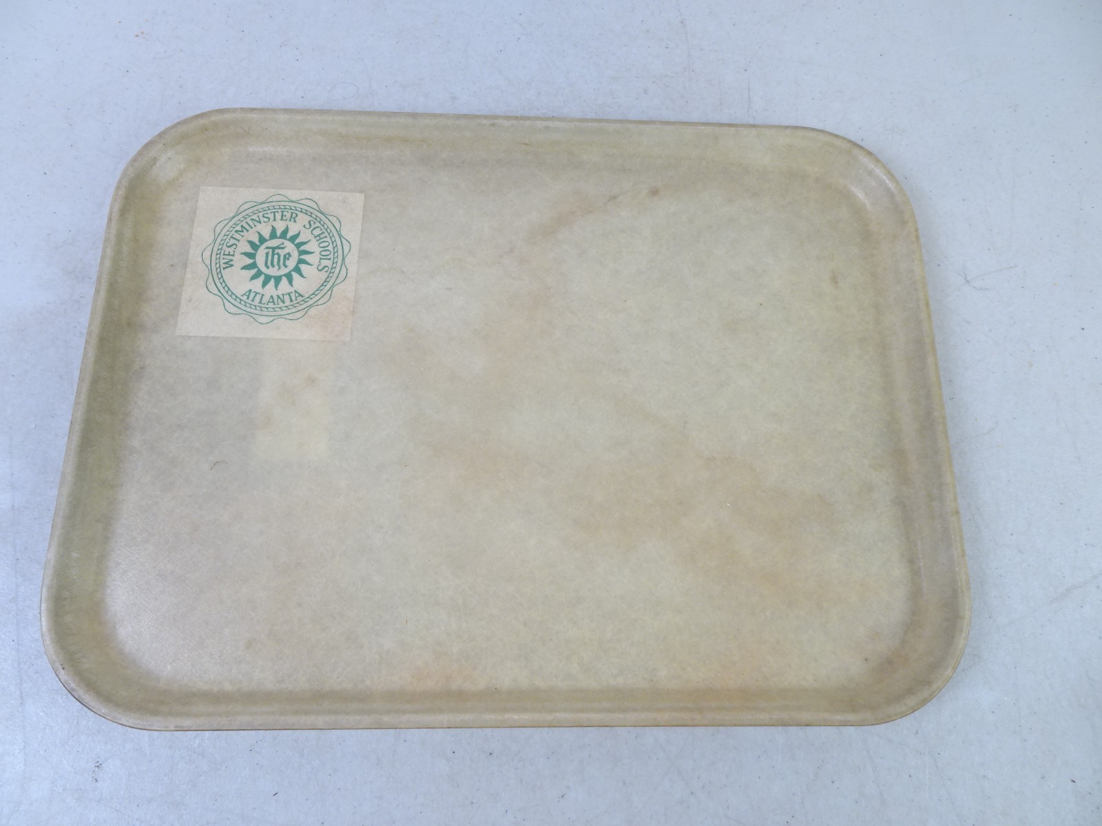 Vintage Cafeteria Lunch Tray Westminster Schools Atlanta, GA