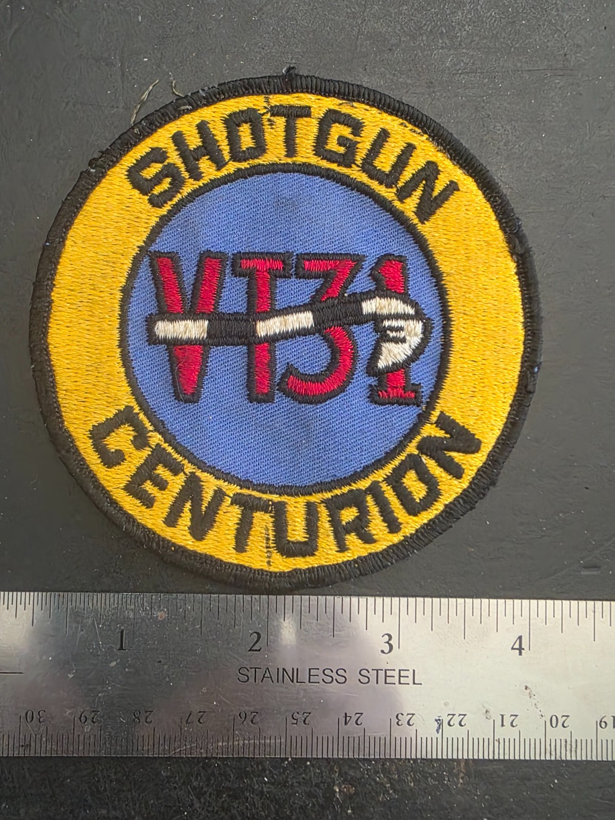 Vtg 1960s USN VT-31 100 Right Seat Carrier Landings as an Instructor Patch 4 Vtg 1960s USN VT-31 100 Right Seat Carrier Landings as an Instructor Patch 4