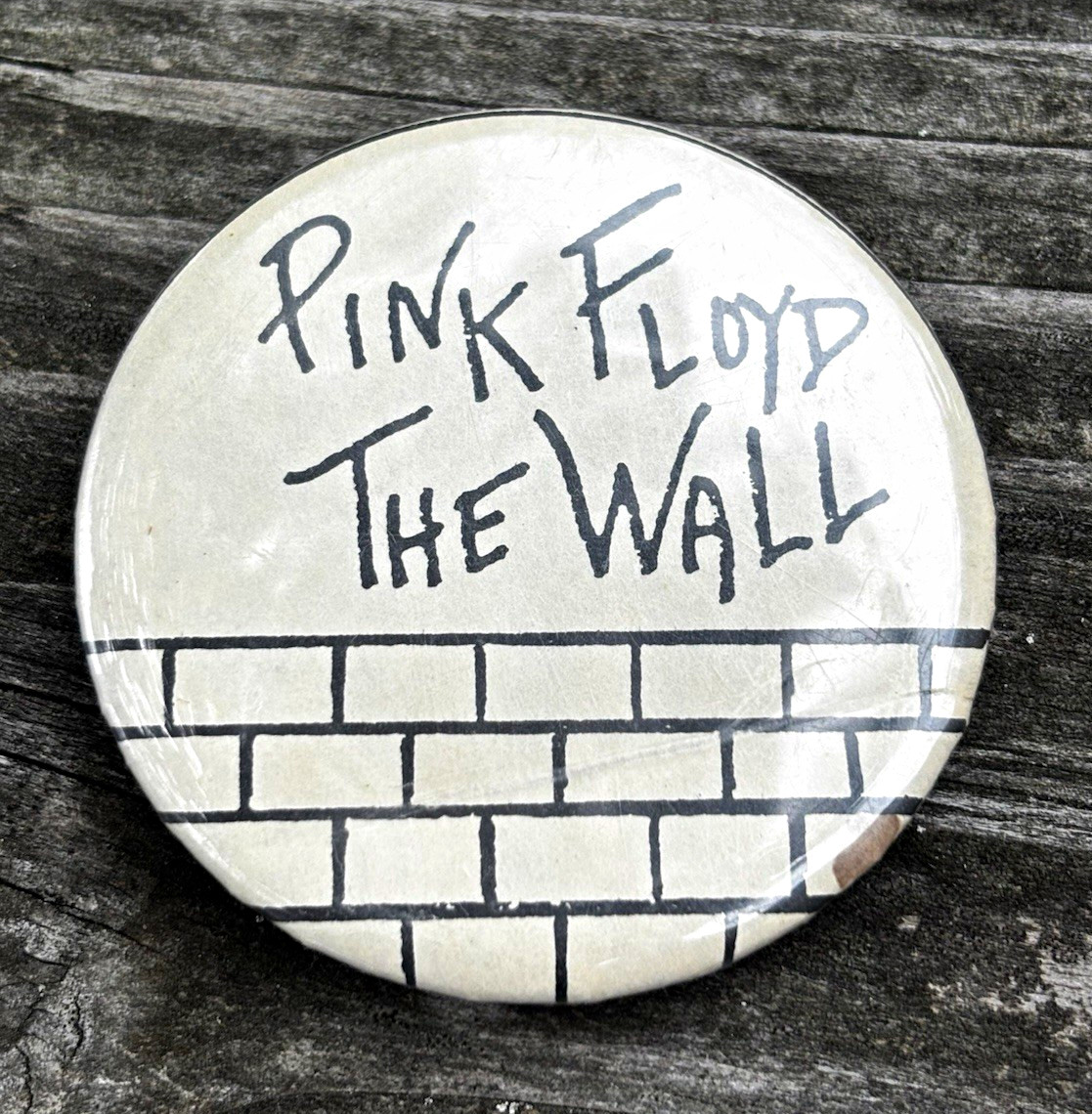 Pink Floyd The Wall Pinback Button - Black & White Music Theme