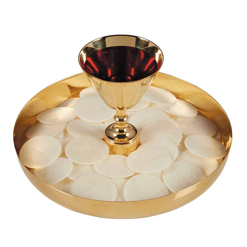Intinction Set Gold Plated Brass 6.5 x 3 inches