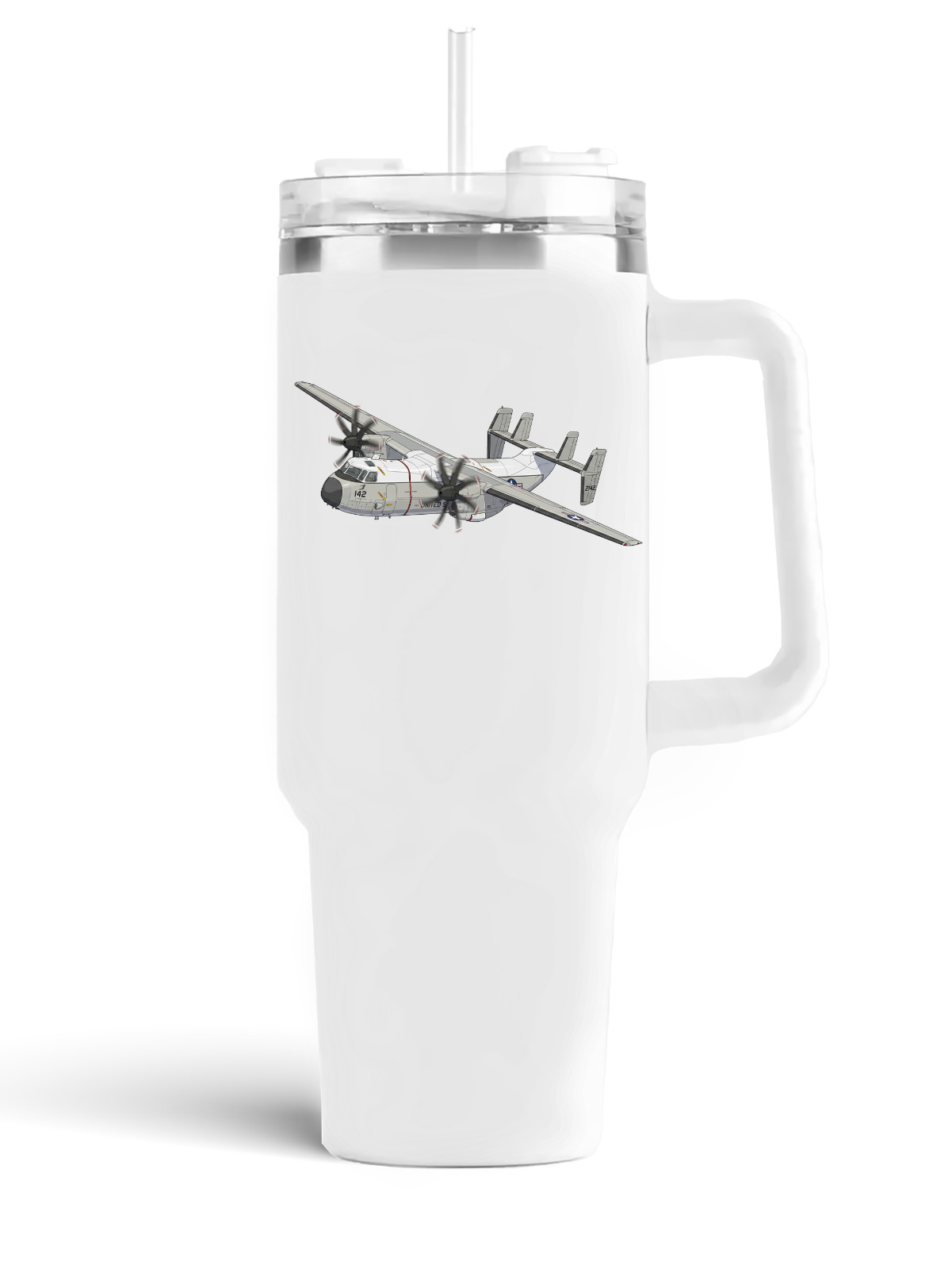 Grumman C-2 Greyhound Stainless Steel Quencher Tumbler Sports 40oz Grumman C-2 Greyhound Stainless Steel Quencher Tumbler Sports 40oz