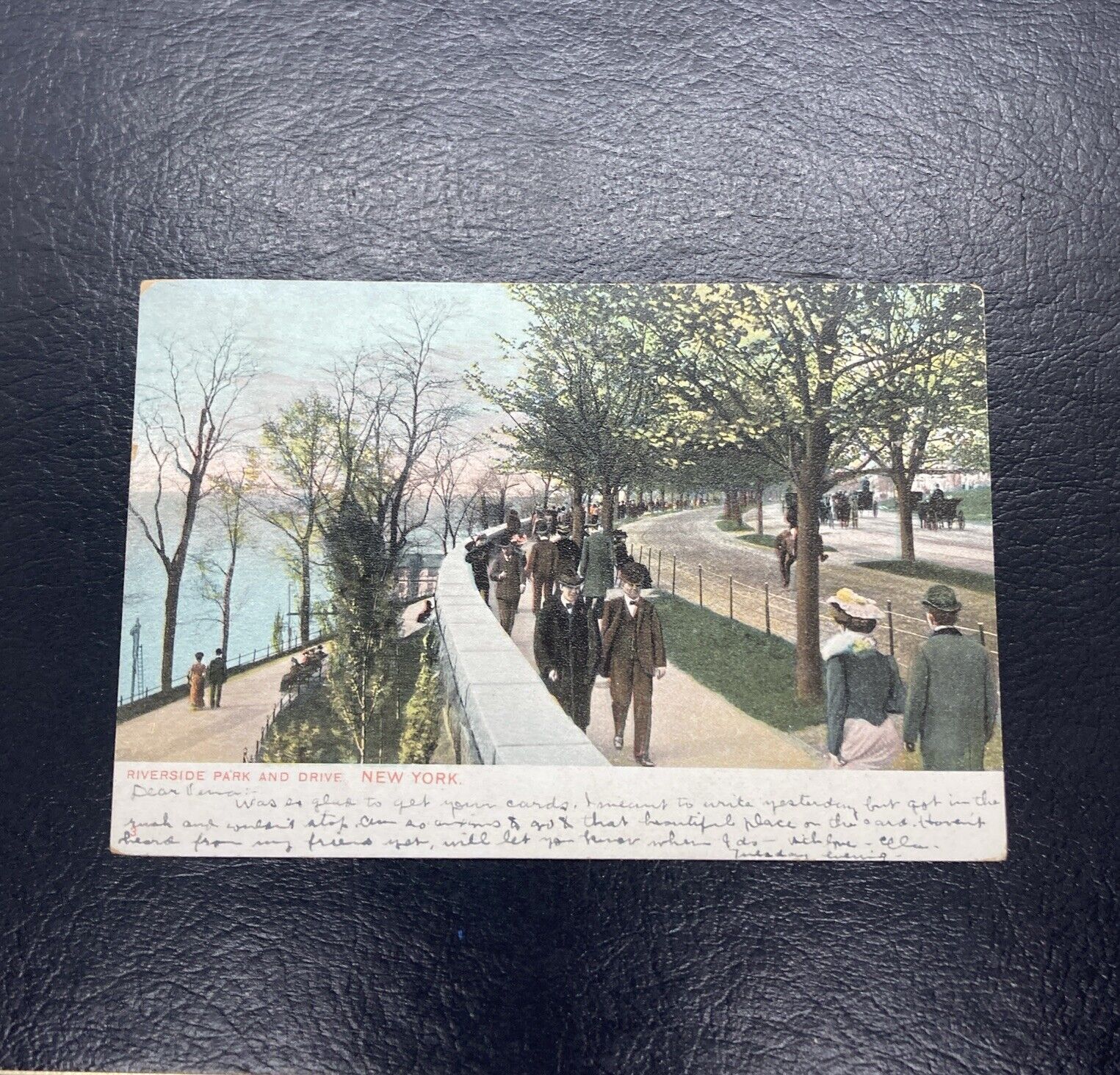 New York City NY, Riverside Park and Drive, c1906 Vintage Postcard