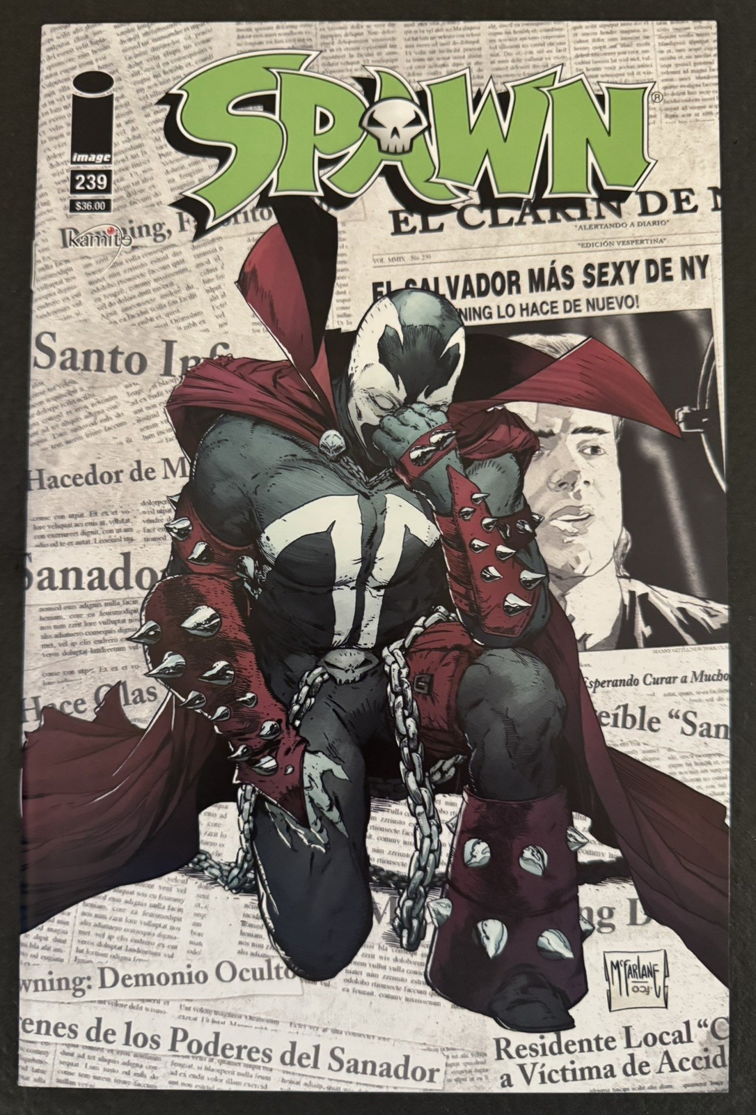Spawn 239 MX Todd Mcfarlane Low Print 2014 Foreign Variant