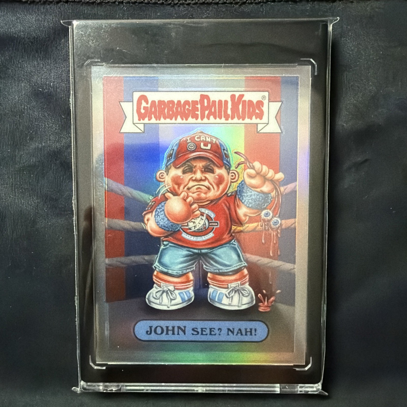 2026 Topps Chrome WWE Garbage Pail Kids GPK John Cena JOHN SEE? NAH 2026 Topps Chrome WWE Garbage Pail Kids GPK John Cena JOHN SEE? NAH