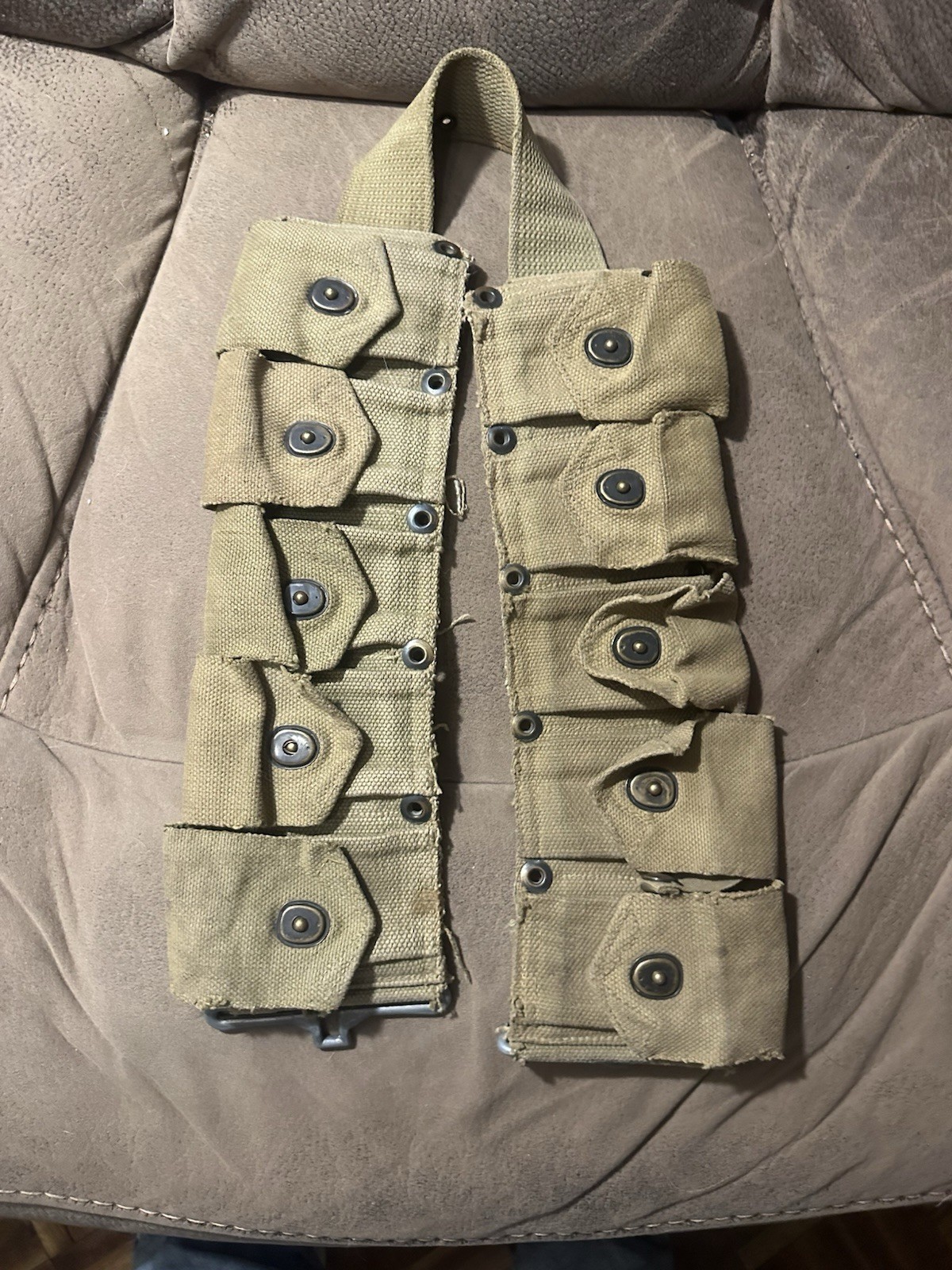 Hinson Manufacturing Coming Co Ww2 M1 Garand Cartridge Belt 1941 Original