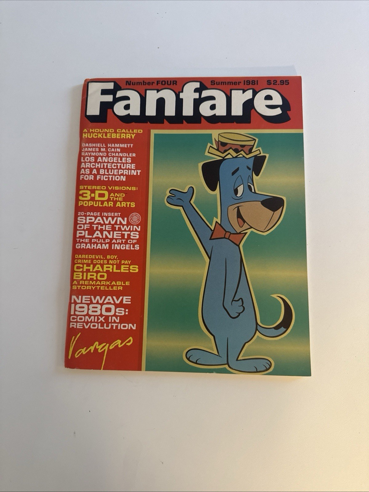 1981 FANFARE Magazine #4 A Hound Called Huckleberry includes Planet Stories