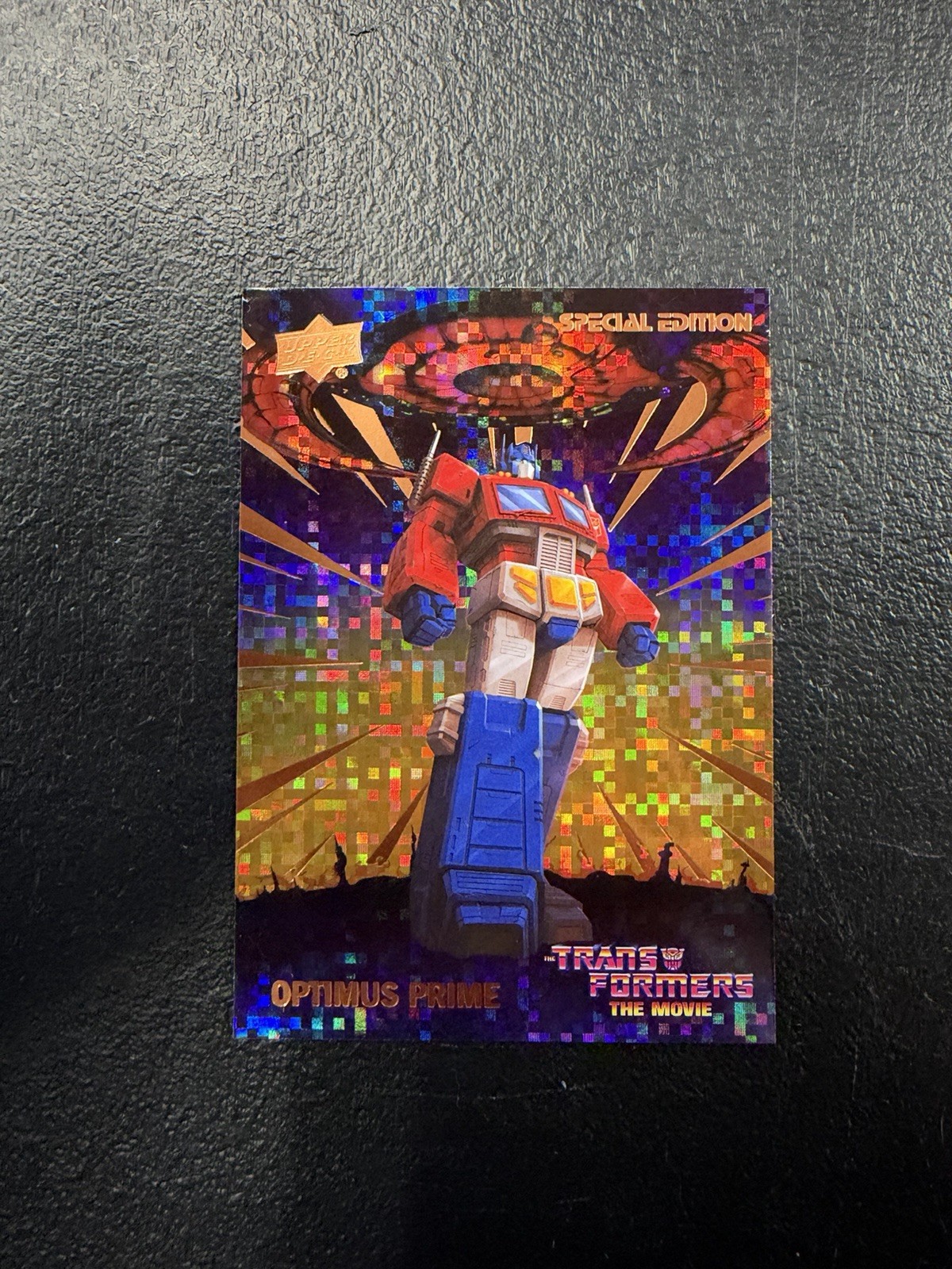 2026 Upper Deck Transformers Optimus Prime Unicron Foil /86 #1 40th Movie 2026 Upper Deck Transformers Optimus Prime Unicron Foil /86 #1 40th Movie
