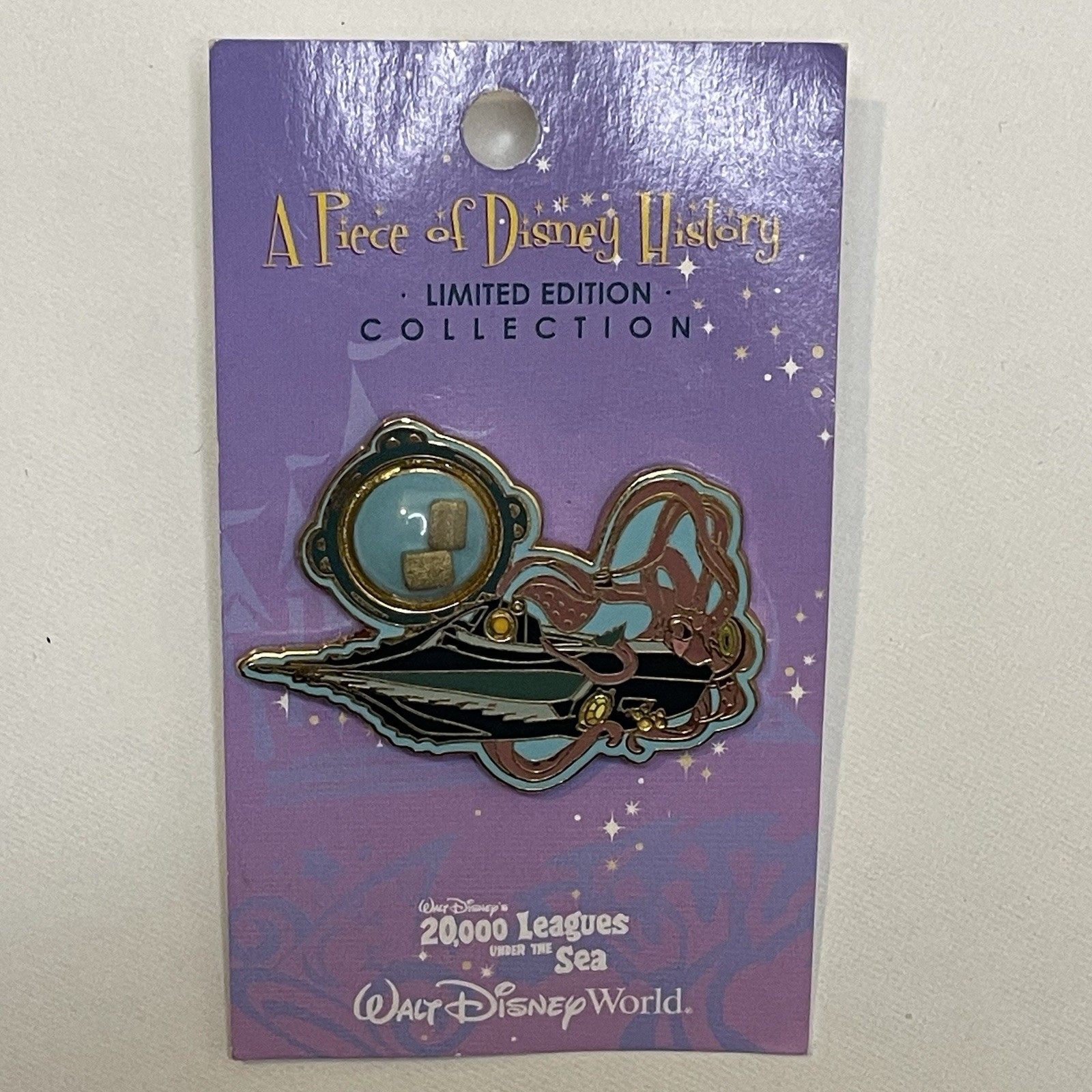 WDW Nautilus With Squid - 20,000 Leagues Under The Sea Piece Of Disney History