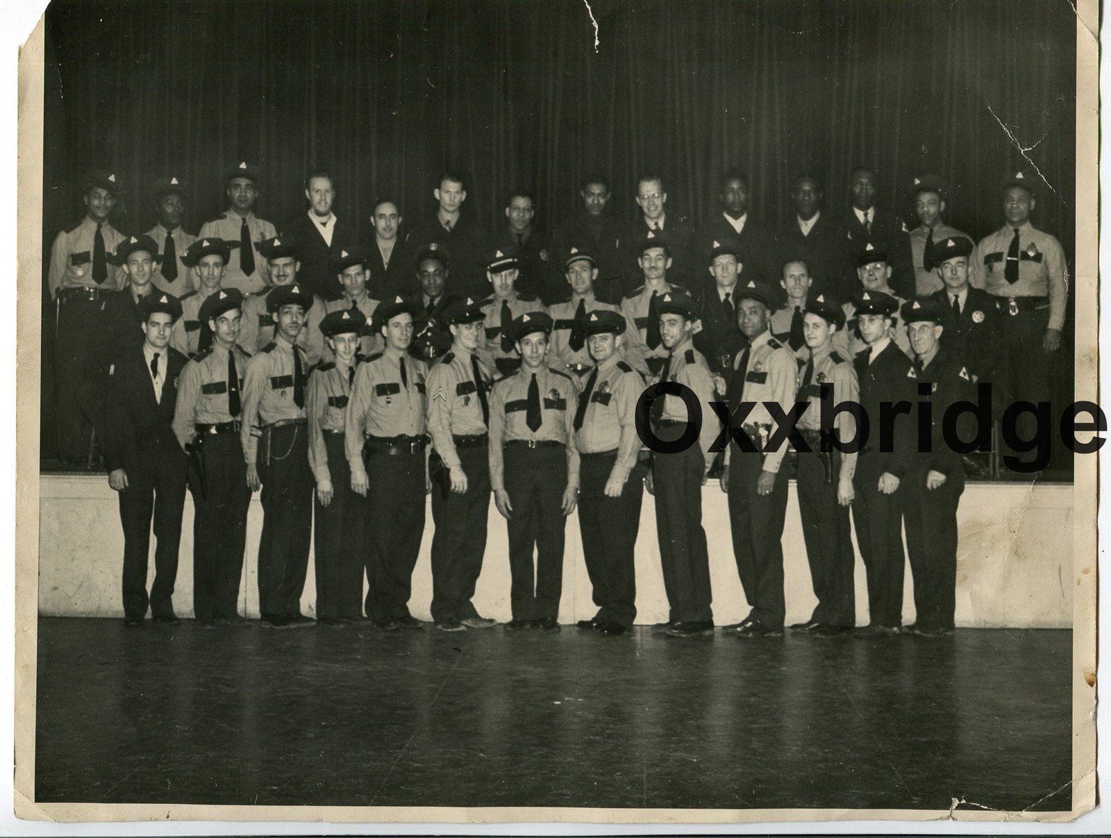 African American Police Officers Black White Cops 1950 Sheriff Law Enforcement