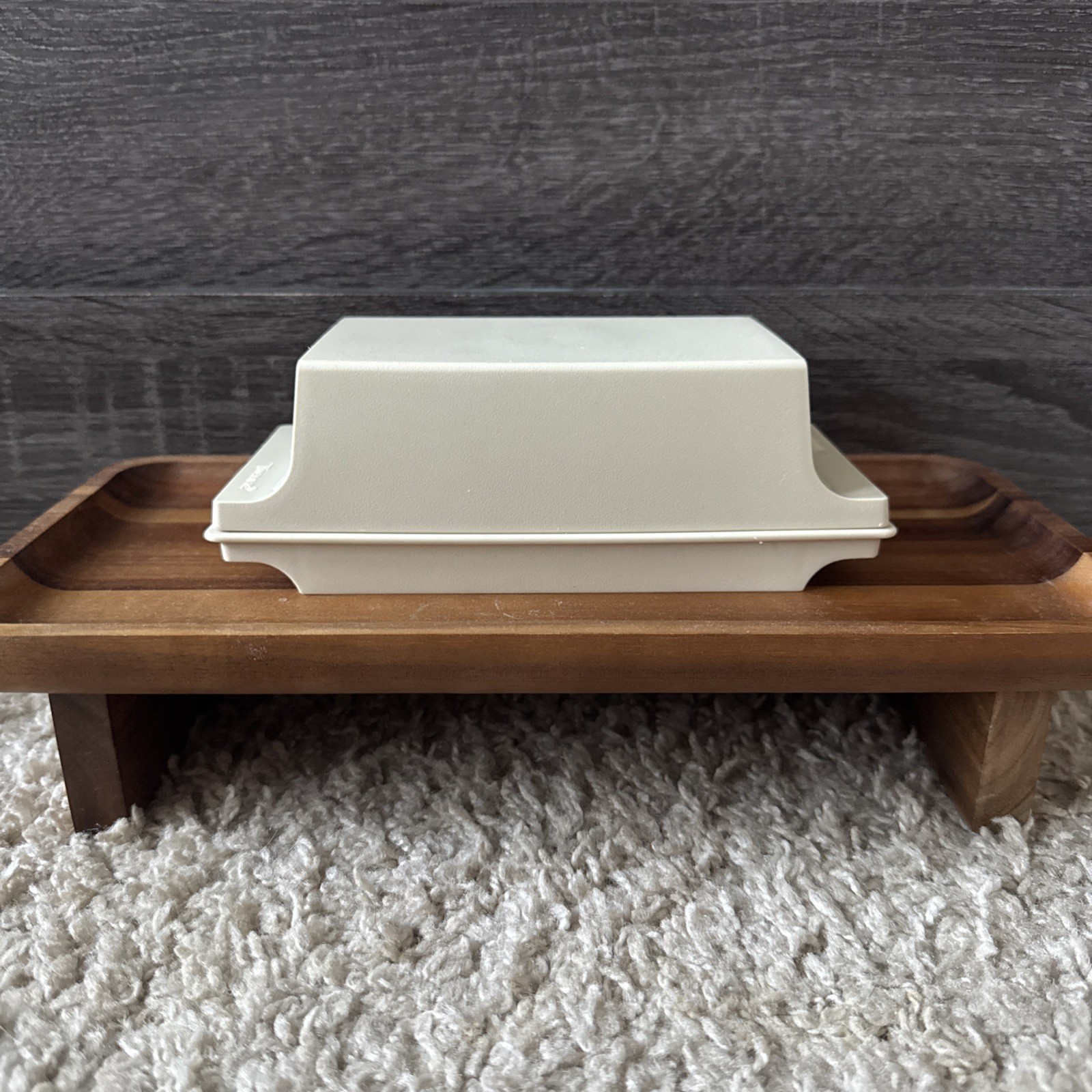 Vintage Tupperware Double Stick Butter Keeper Dish With Lid Almond 1512-5 - EUC Vintage Tupperware Double Stick Butter Keeper Dish With Lid Almond 1512-5 - EUC