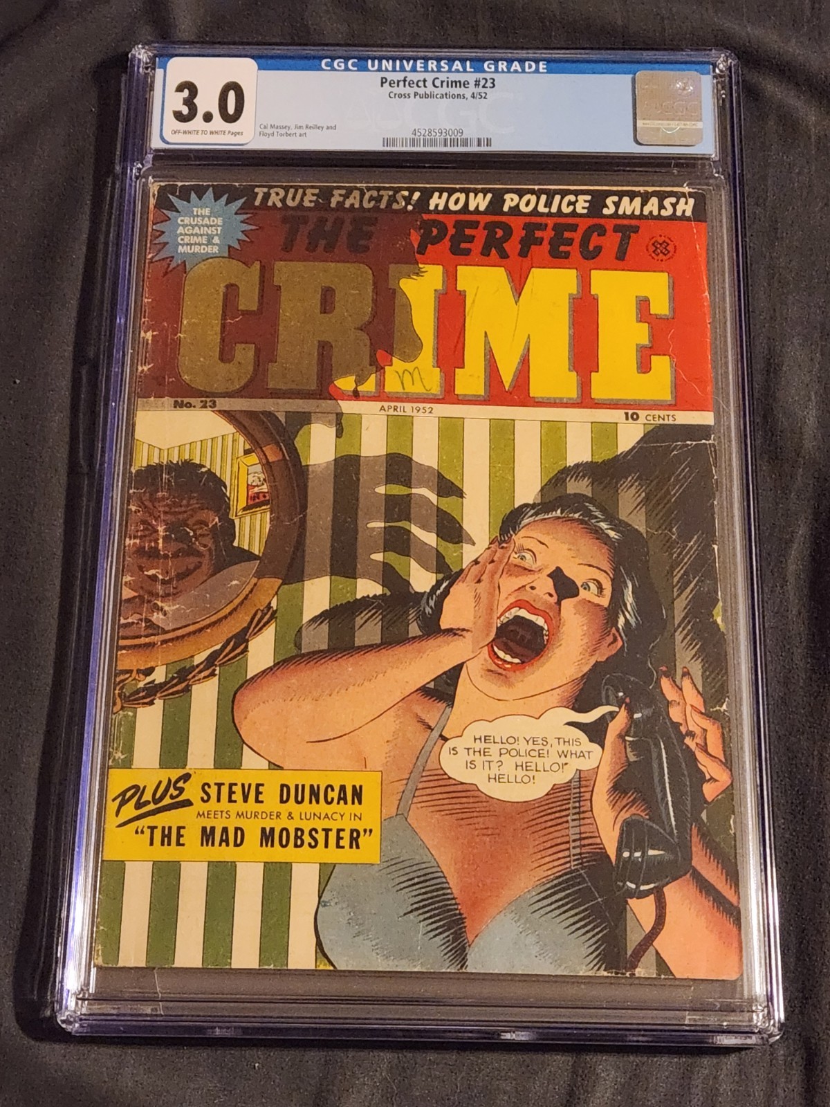 The Perfect Crime #23 Cgc 3.0 Rare Key Comic Book Classic Pre Code Crime