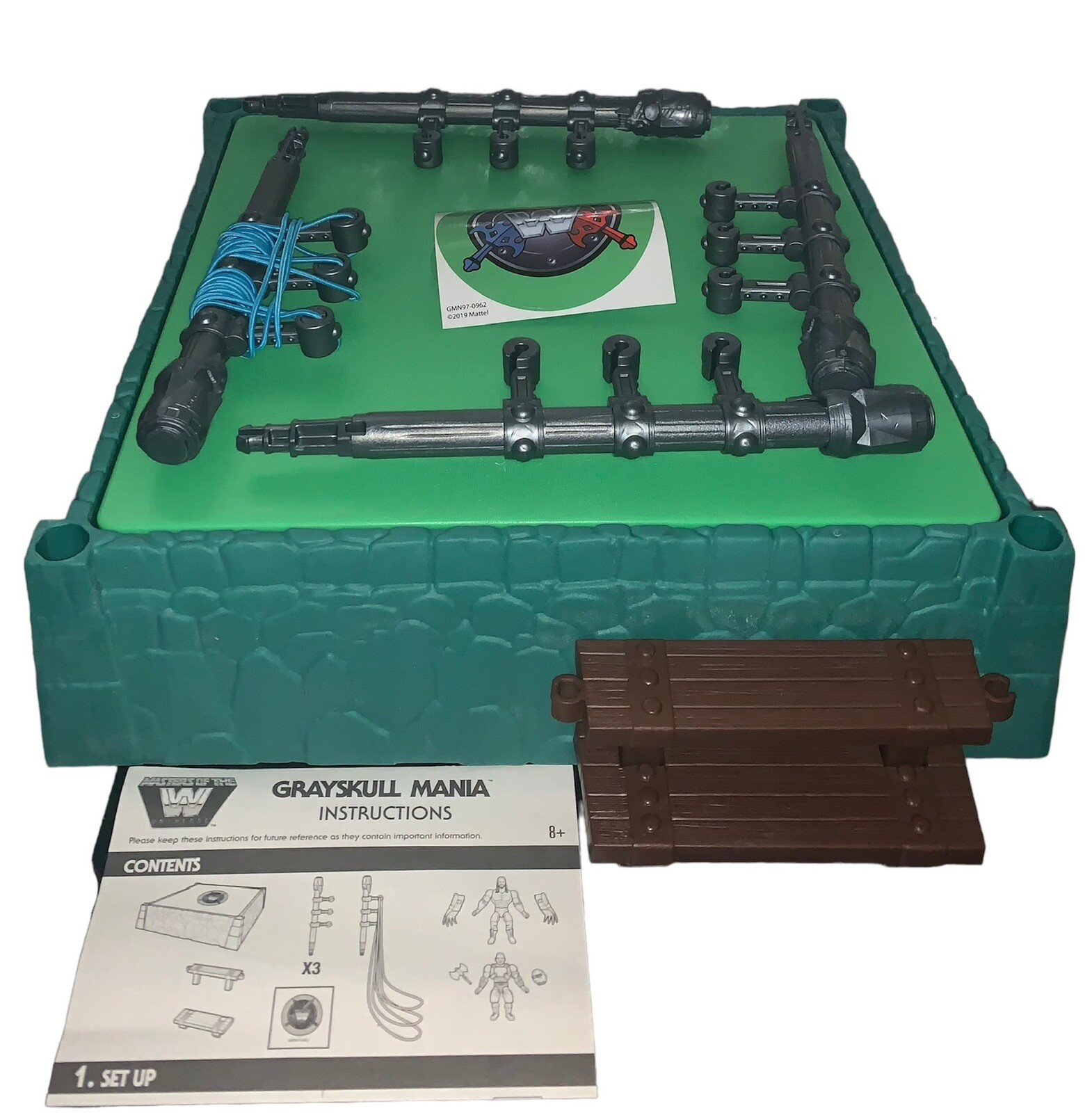 WWE Masters of the Universe Grayskull Mania Complete Wrestling Ring New