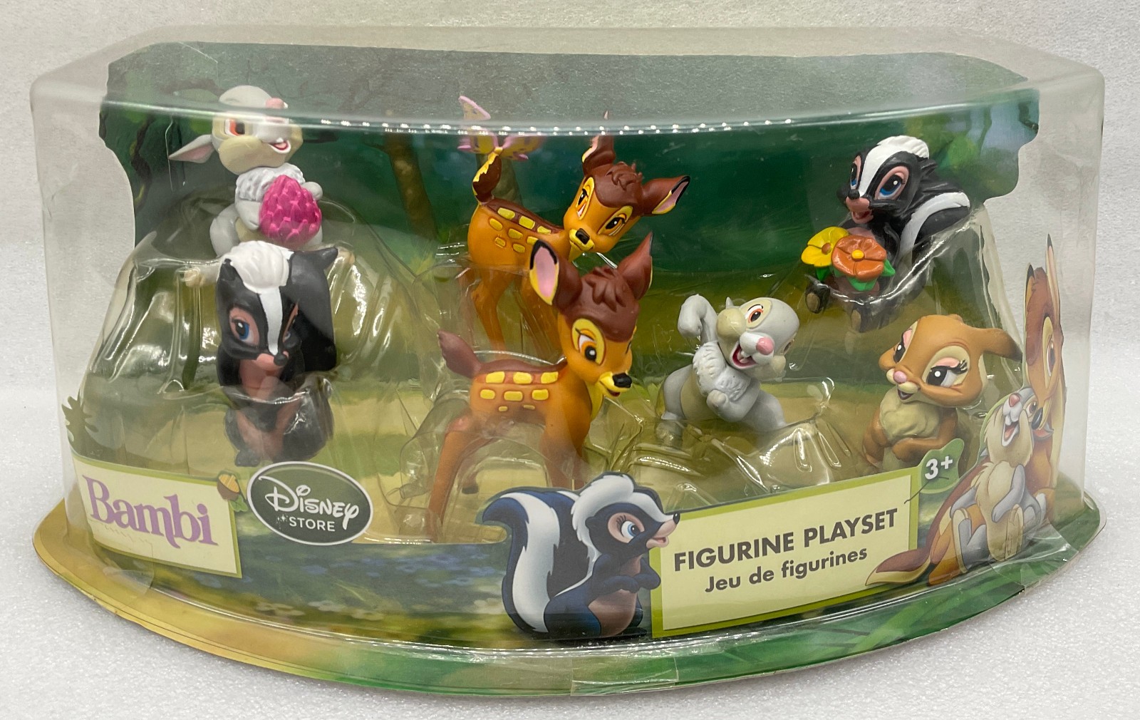 Disney Store Bambi 7 pieces Figurine Set Playset