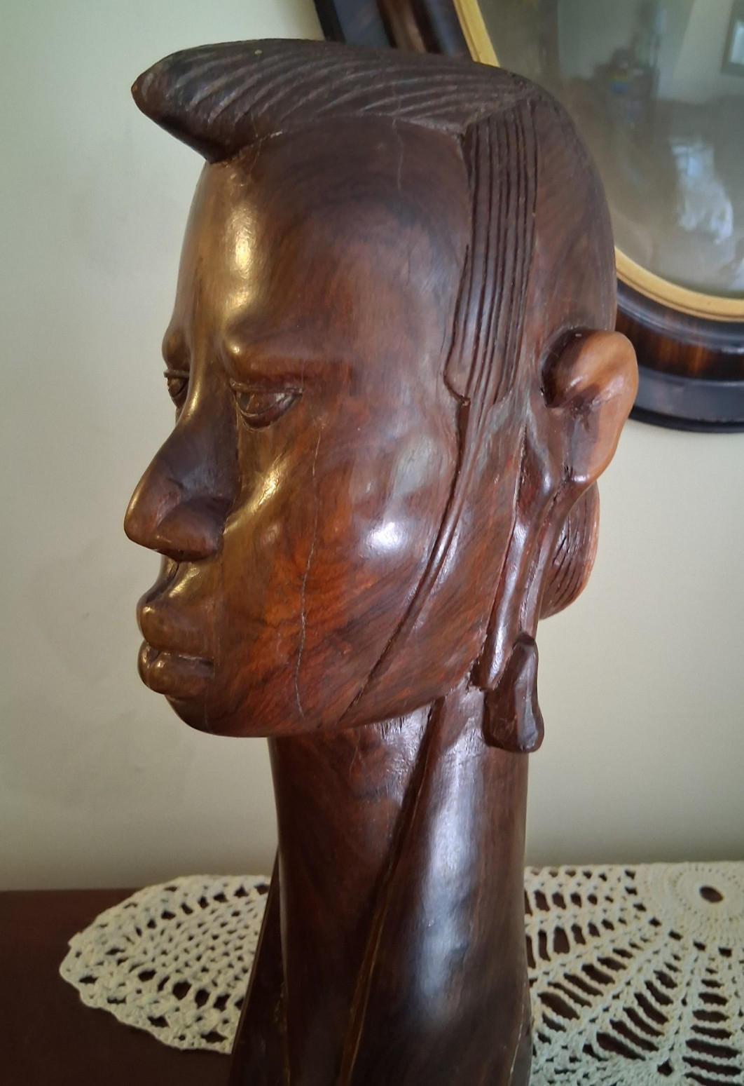 MAKONDE African Ironwood Bust 12.75\