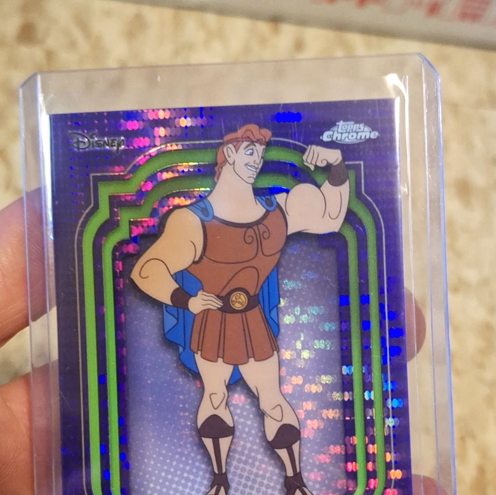 Topps 2024 Topps Chrome Disney 100 Hercules #115 Purple & Green  Trading Card
