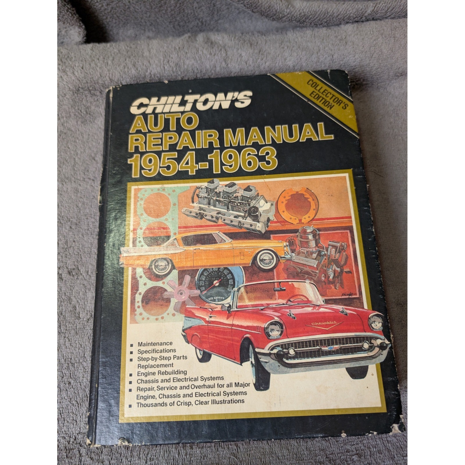 Chilton\'s Auto Repair Manual 1954-1963 Collector\'s Edition Hardcover