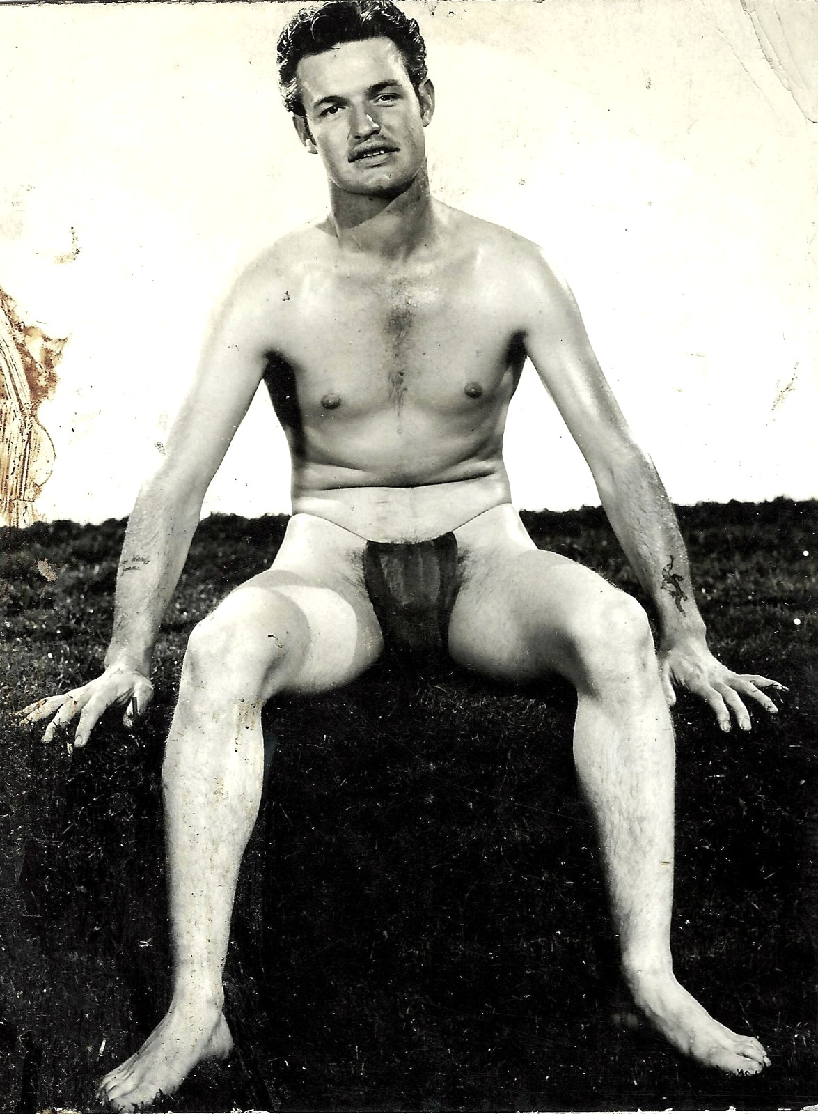 Gay Interest - Vintage   Male Physique Photos  ATHLETIC MODEL GUILD  3 x 4
