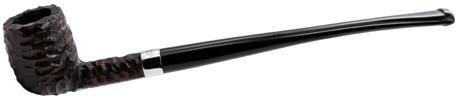 Peterson Billiard Tavern Pipe - A Small Churchwarden in a Rustic Finish
