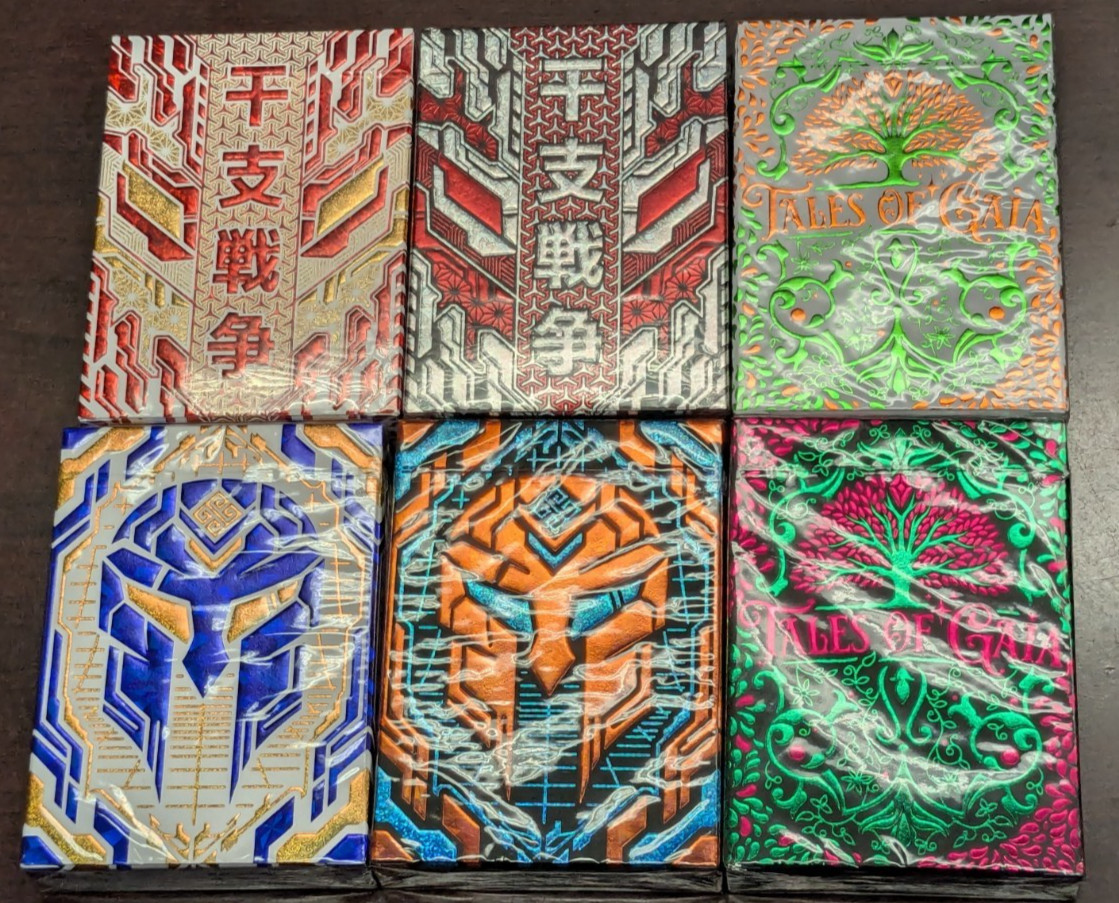 Kardeck Kickstarter Playing Cards Lot - Sealed - KLEOS, Tales of Gaia, ZODIAKAI