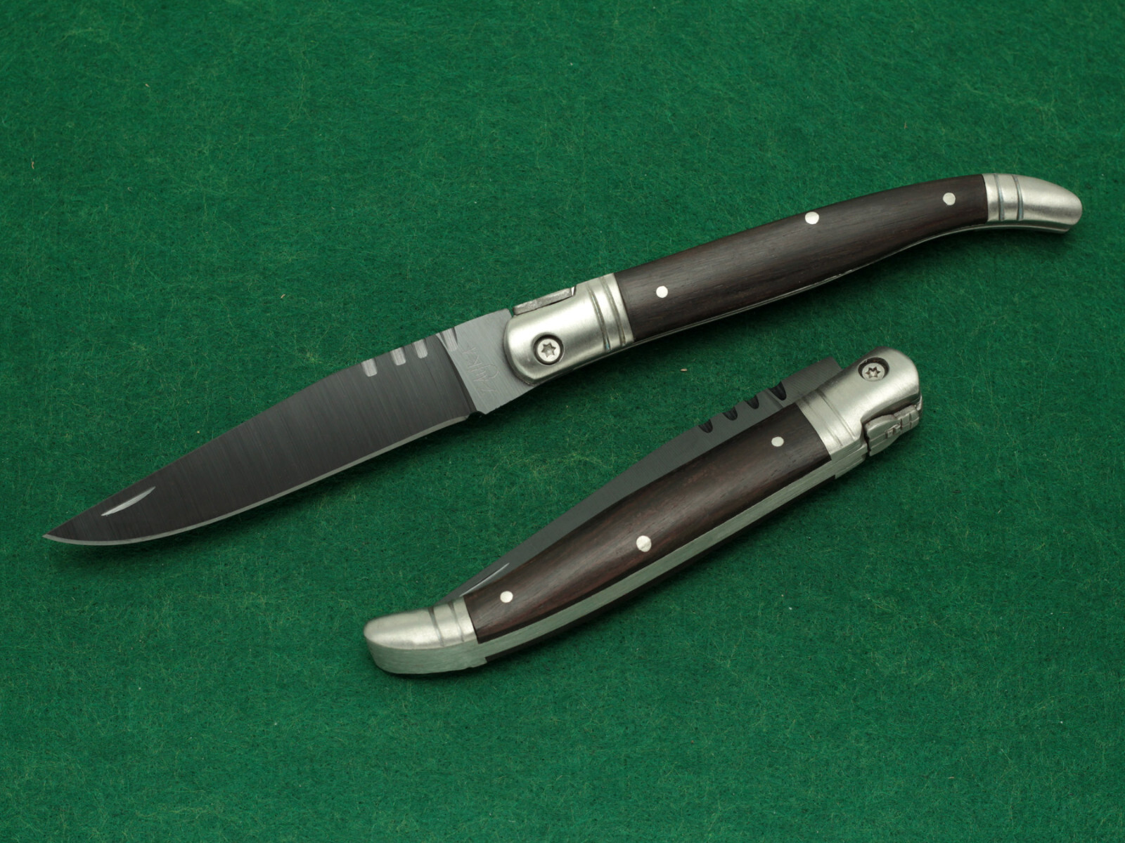 Black Ceramic Folding Slipjoint Knife • Gift Box • New Old Stock • 