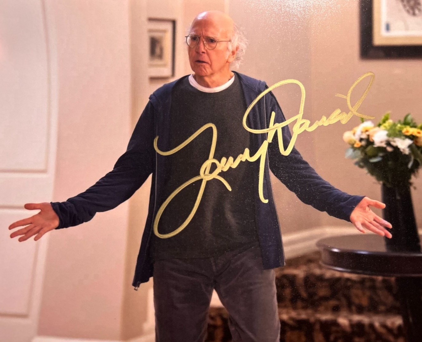 LARRY DAVID Signed 8x10