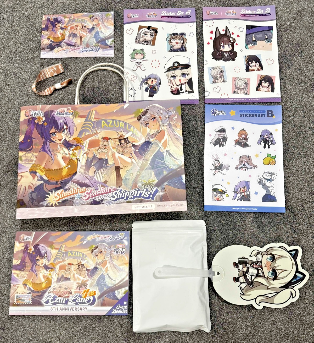 8th Anniversary Azur Lane Fes 2026 Exclusive Limited Edition Promo Goodie Bag