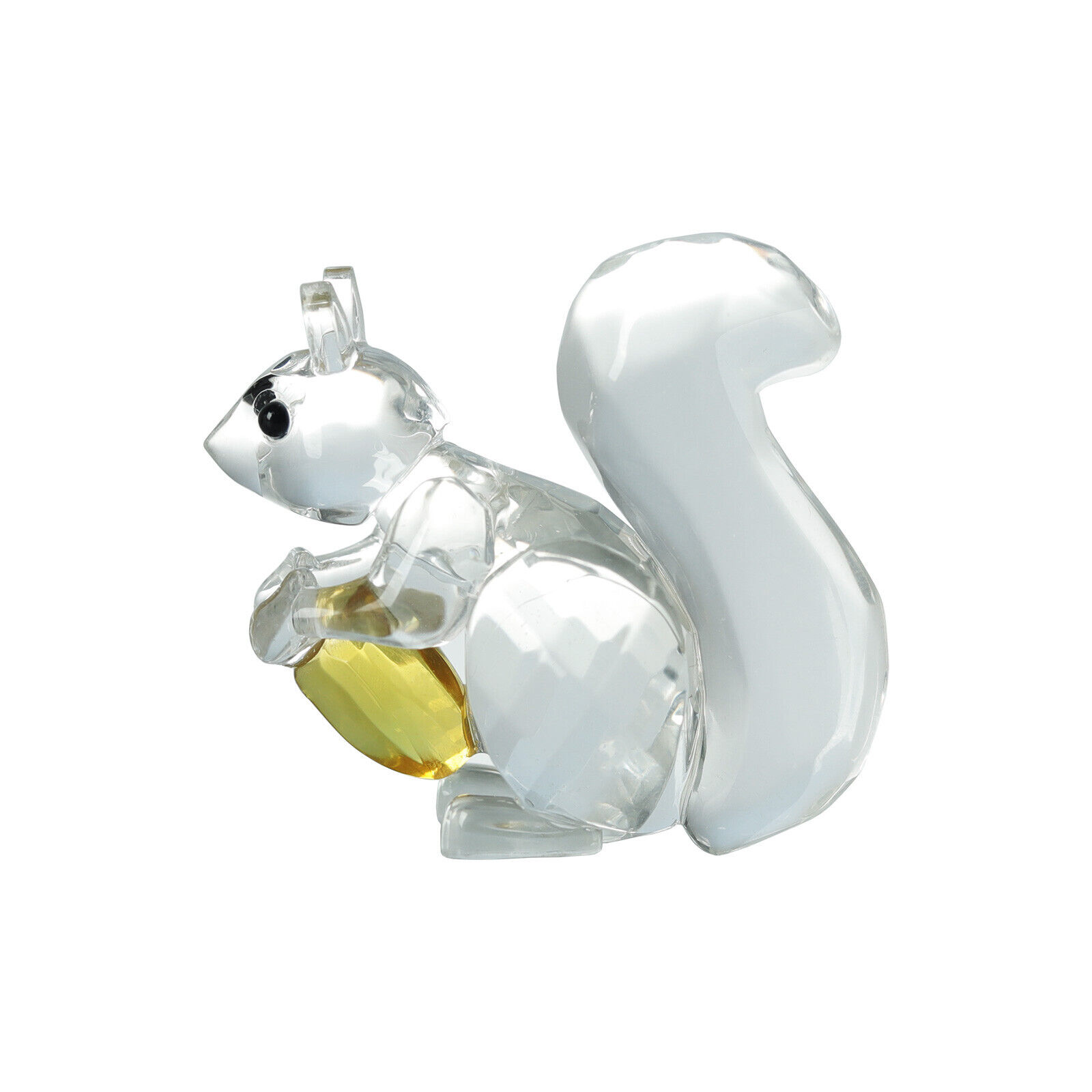 Crystal Squirrel Figurine Collectible Glass Animal Ornament Home Decor Gift