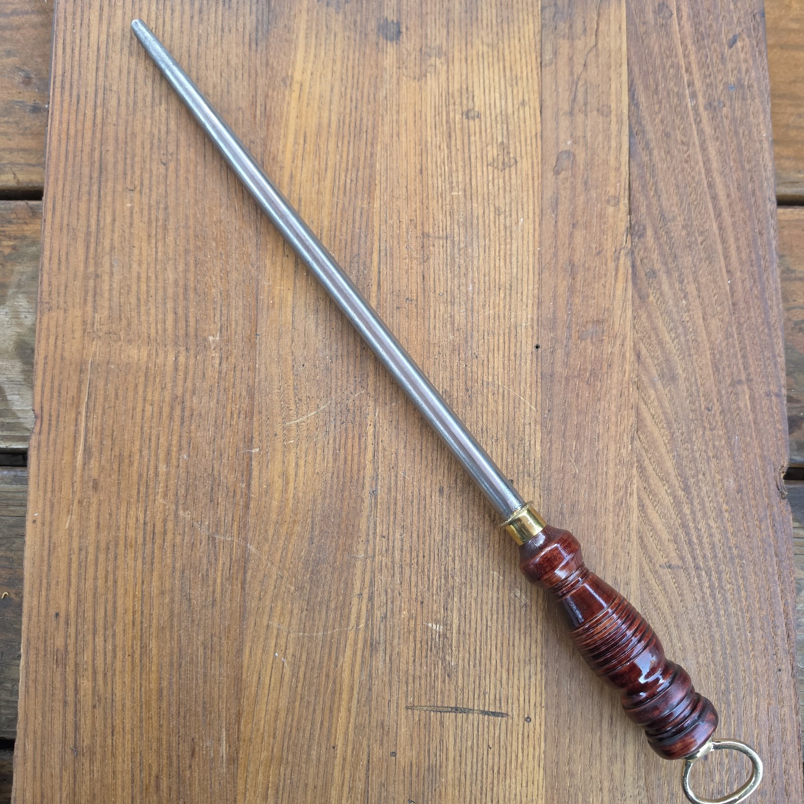 Vintage F. Dick Sharpening Steel Honing Rod Germany Great Condition
