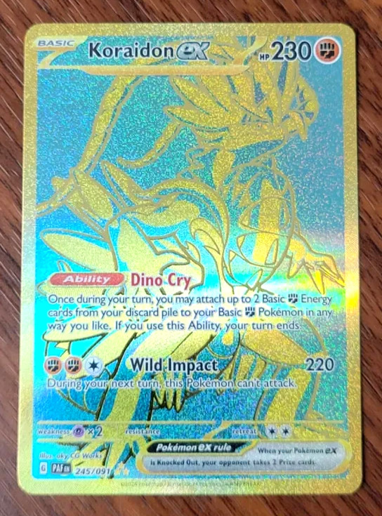 Koraidon ex 245/091 Paldean Fates 2024 Hyper Rare NM Pokemon TCG