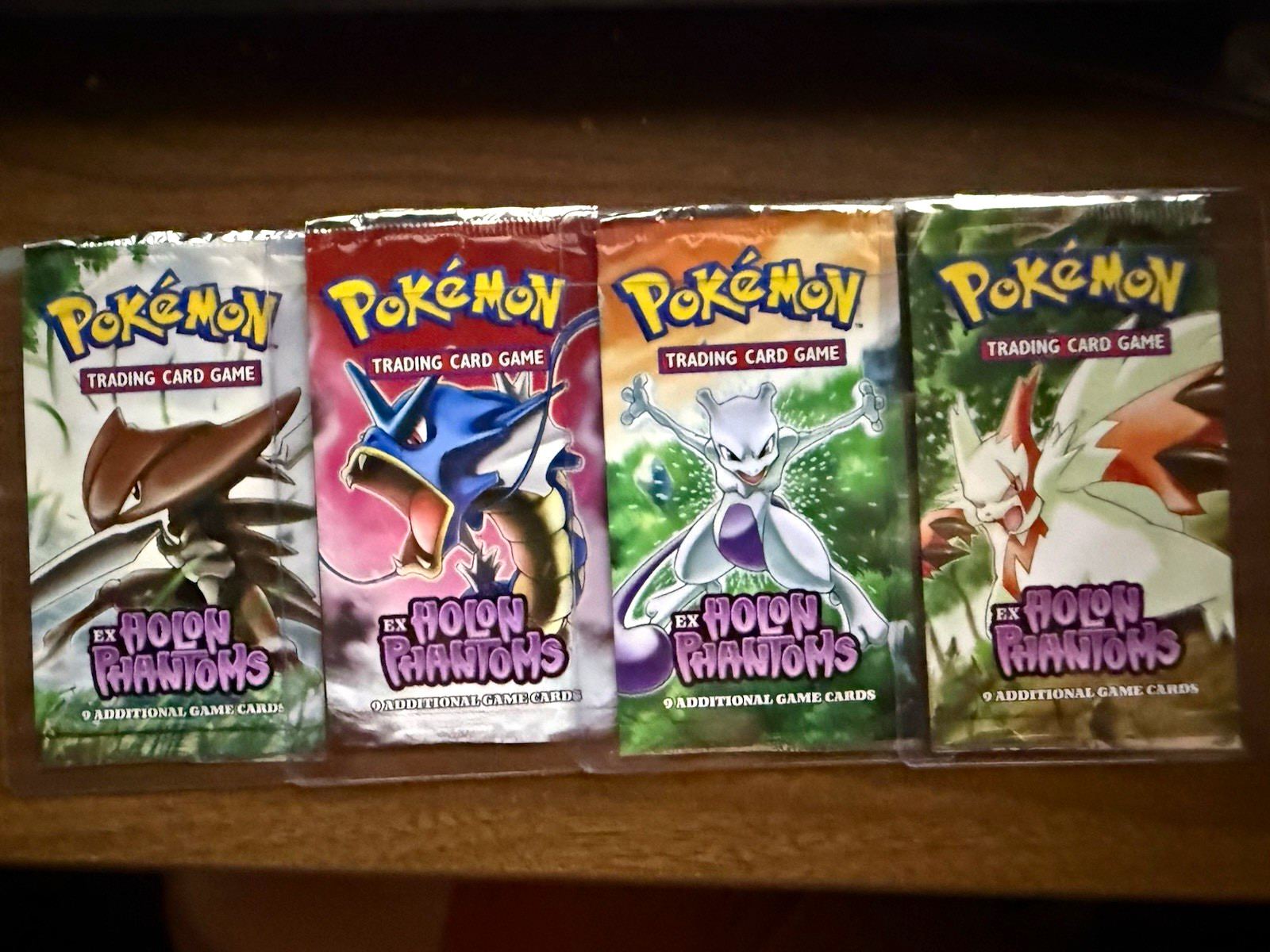EMPTY EX Holon Phantoms pack art set | OPENED PACKS W NO CARDS INCLUDED