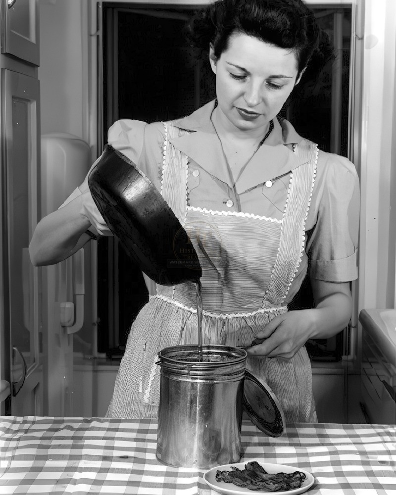 Home Front Wife Recycling for the War Effort WWII 8x10 Photo Print HT4136824