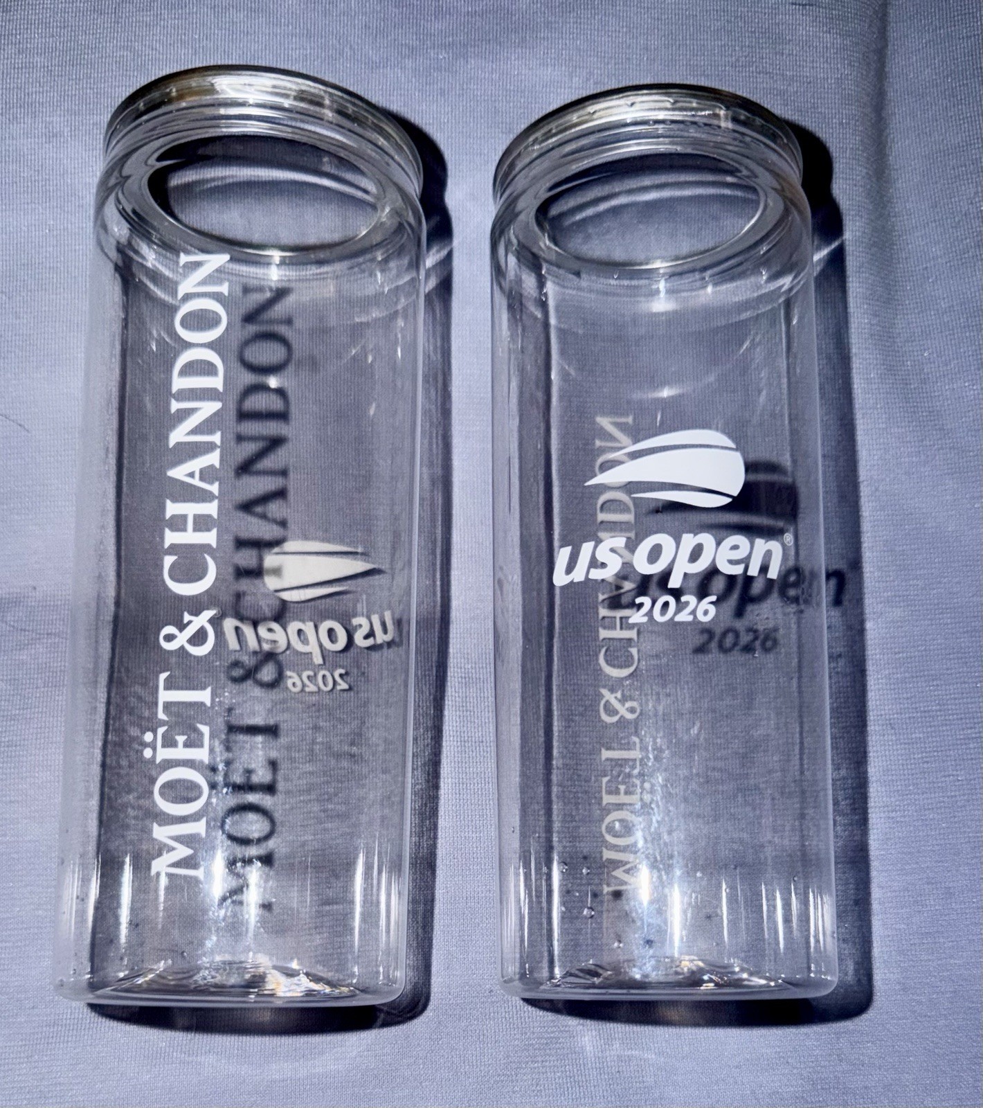 US OPEN TENNIS CUP SET MOET & CHANDON CHAMPAGNE 2026 NYC FLUSHING QUEENS