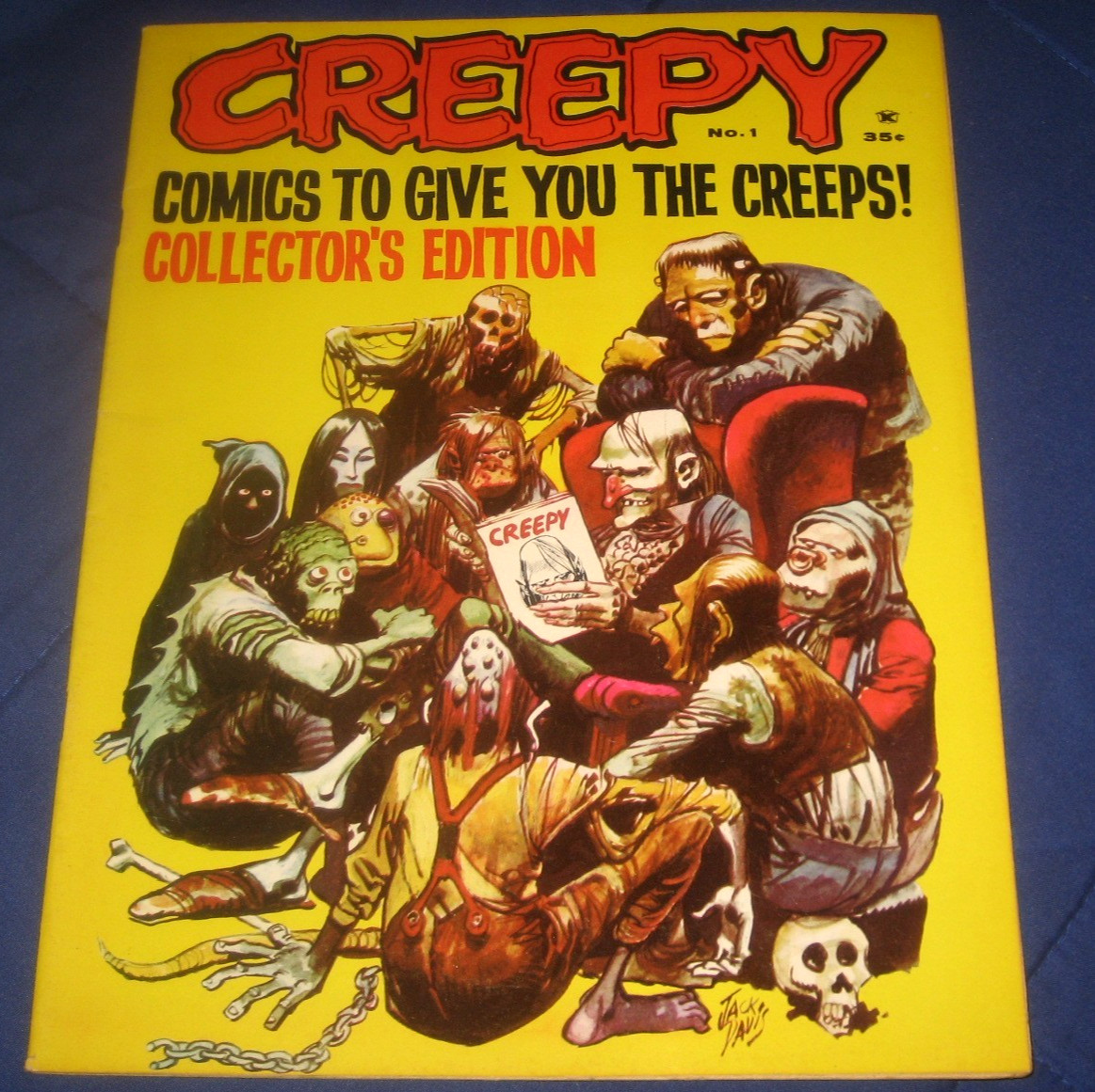 CREEPY # 1 (Warren Jack Davis /  BIG HALLOWEEN MONSTER MAG SALE
