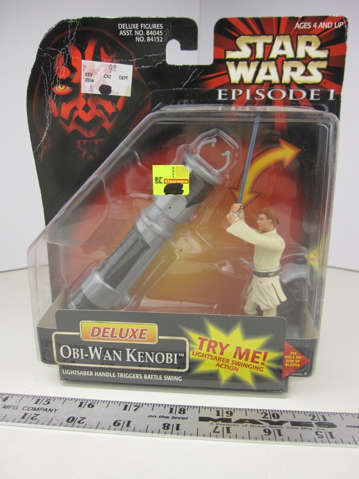 1998 Hasbro Star Wars Episode I Deluxe Obi-Wan Kenobi MOC   BIS